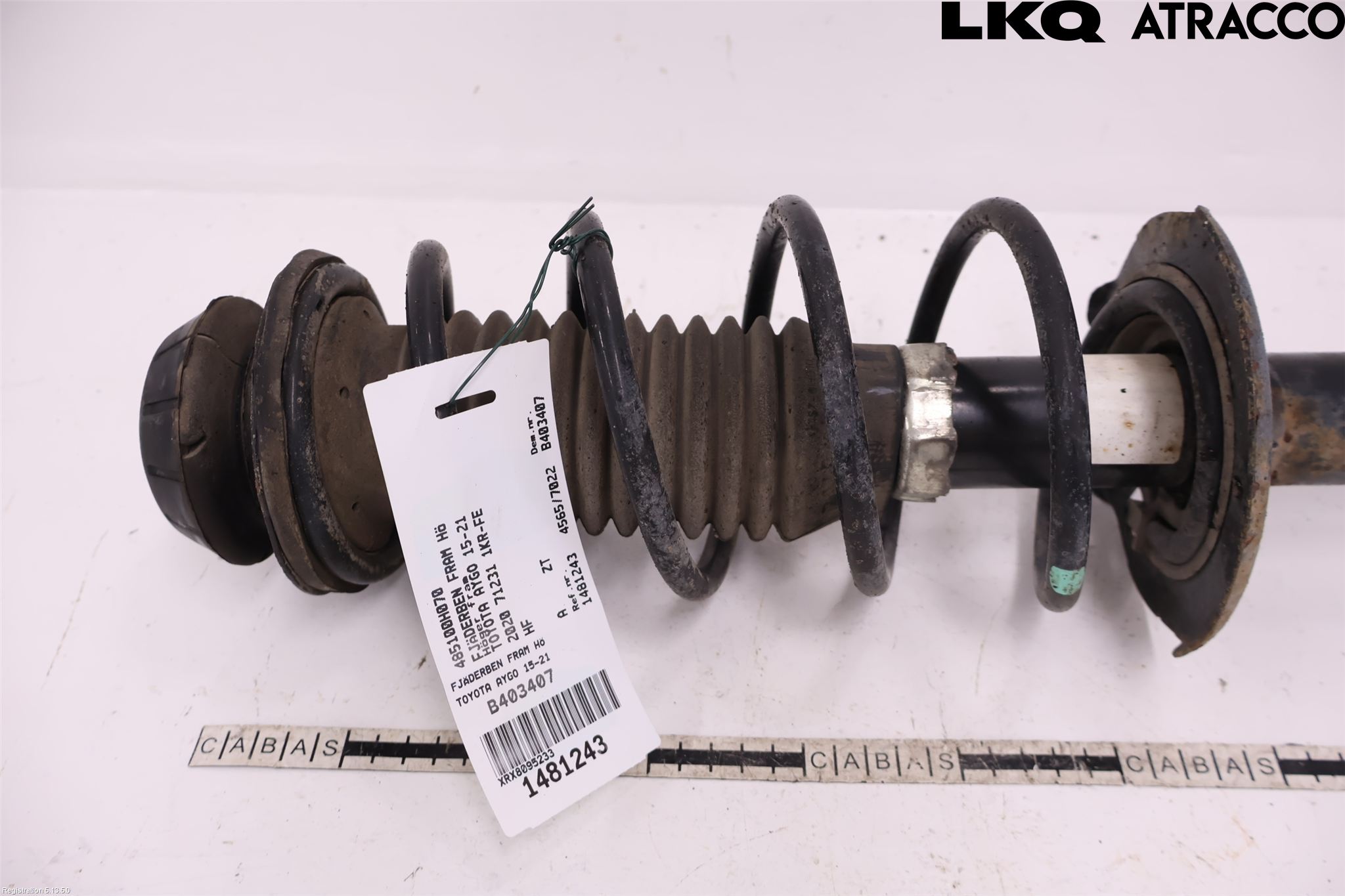 Toyota AYGO 15-21 Fjäderben Fram Höger