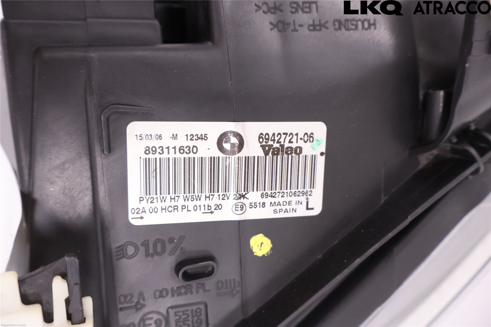 BMW 3 E90/91 SED/TOU 05-12 Strålkastare Vänster