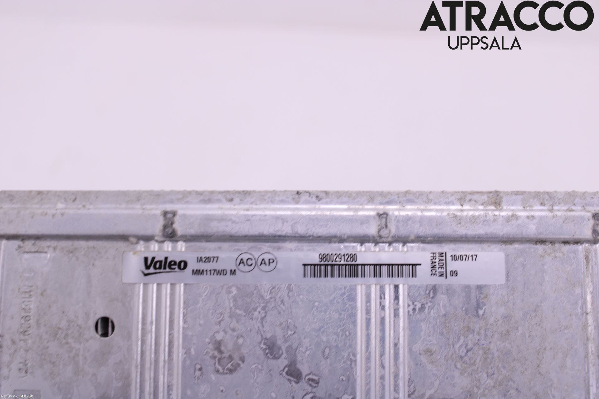 Citroen BERLINGO 08-18 Laddluft-Intercooler Kyl