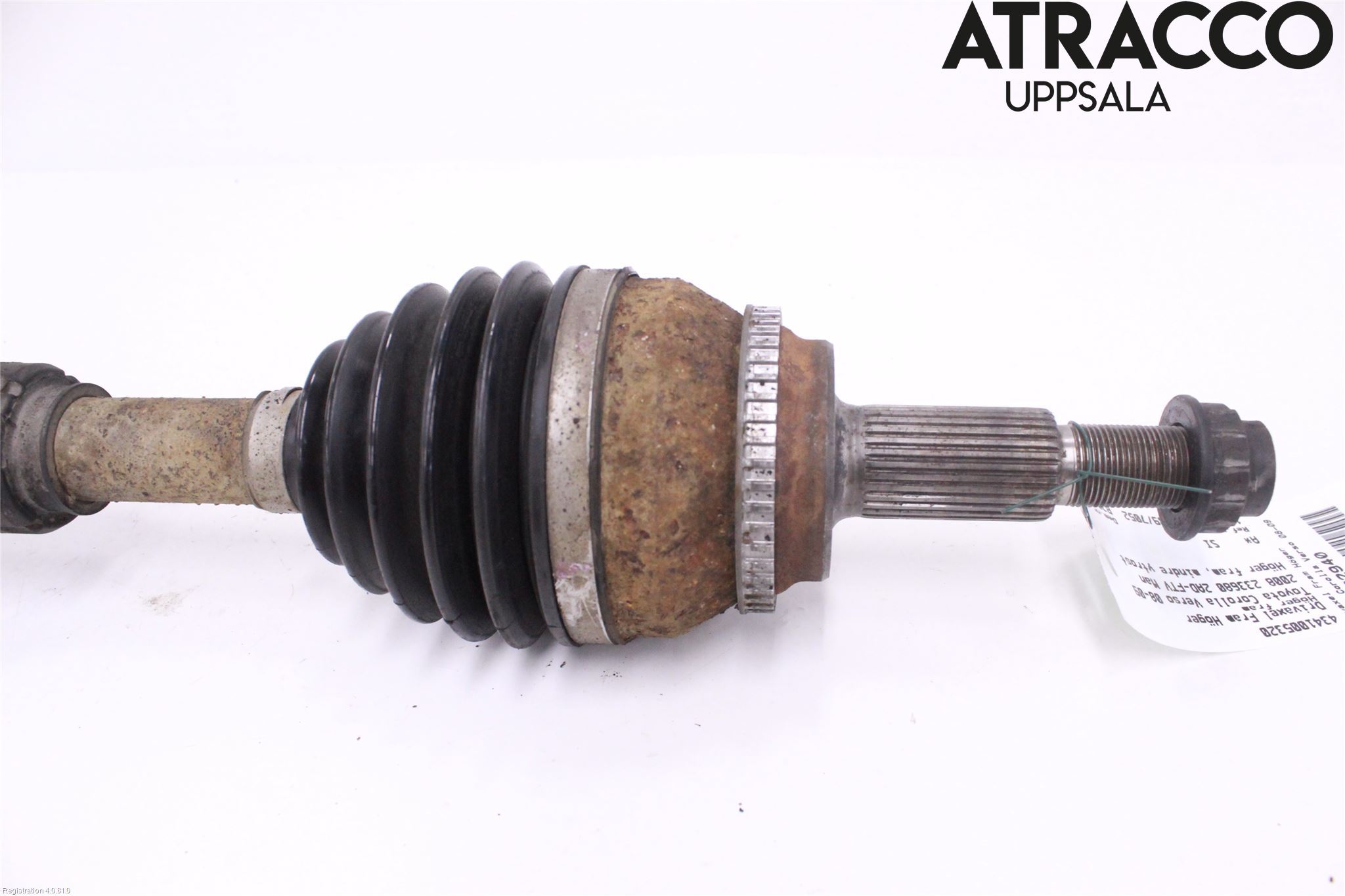 Toyota COROLLA VERSO 08-09 Drivaxel Fram Höger