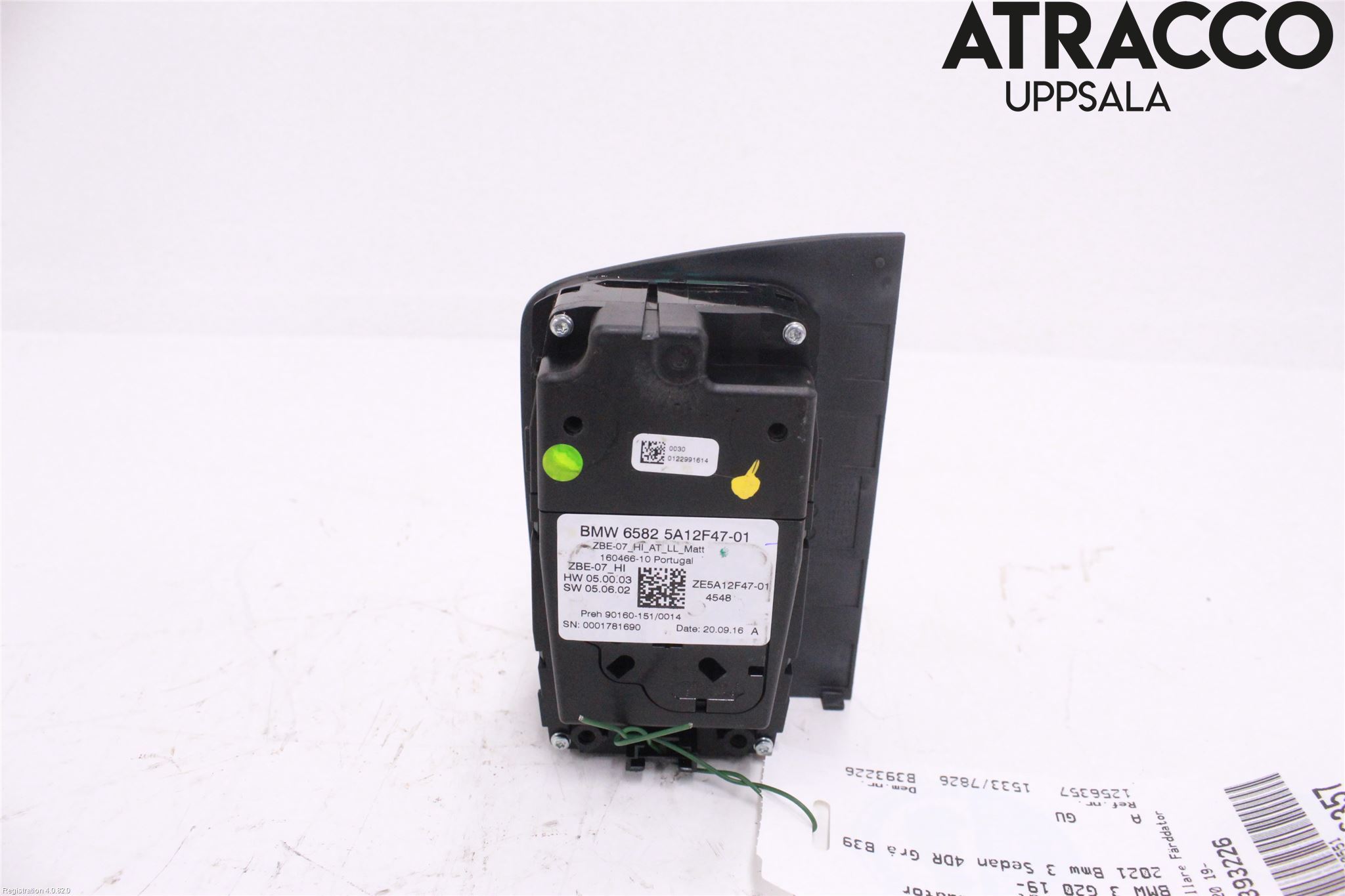 BMW 3 G20/G21/G80/G81 19- Strömställare Färddator