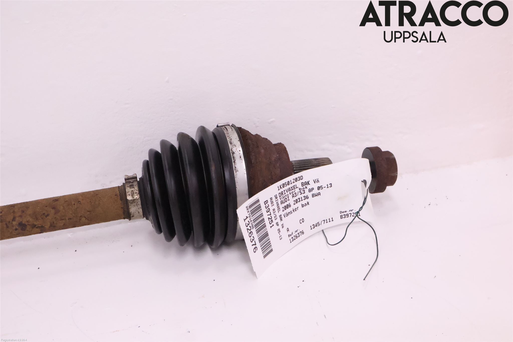 Audi A3/S3 05-13 Drivaxel Bak Vänster