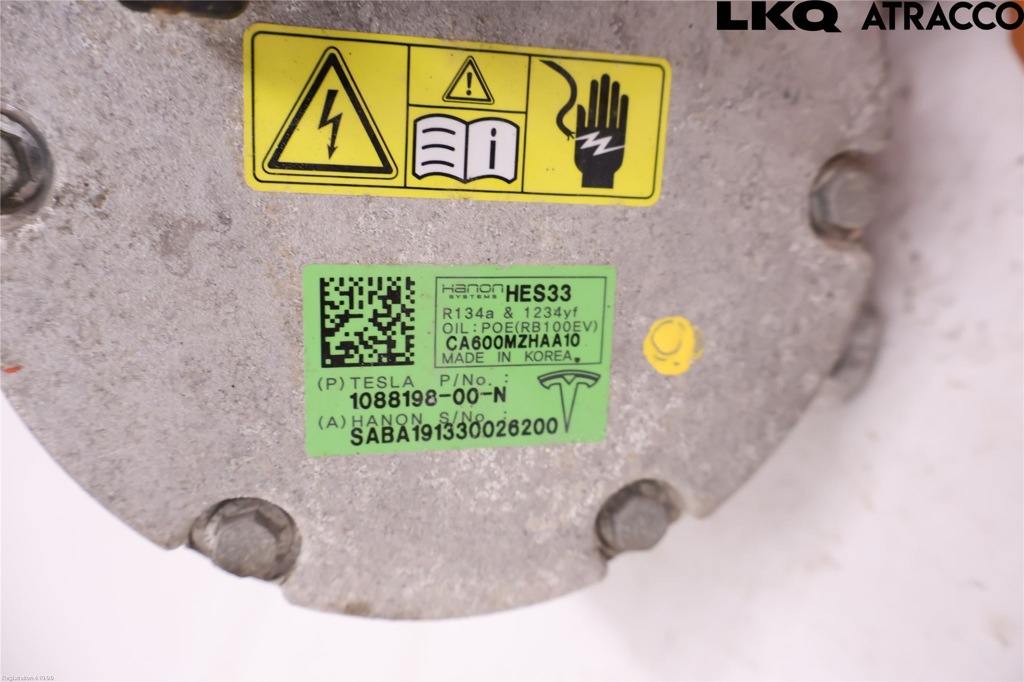 Tesla MODEL 3 17- Ac Kompressor