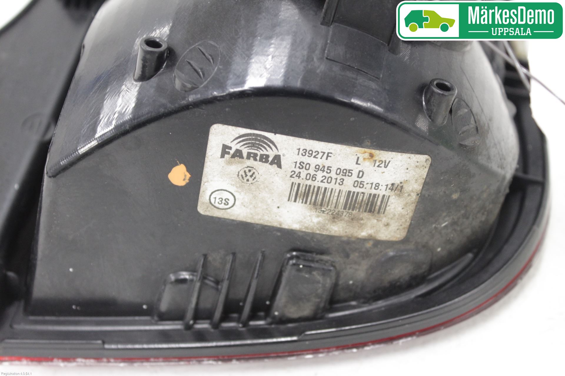 Volkswagen VW UP! / E-UP! Bakljus Vänster