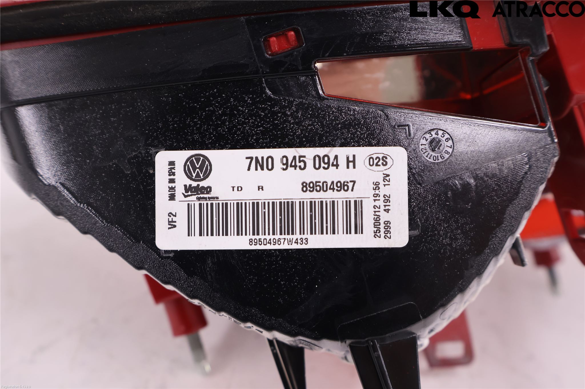 Volkswagen VW SHARAN 11- Bakljus Lucka Hö
