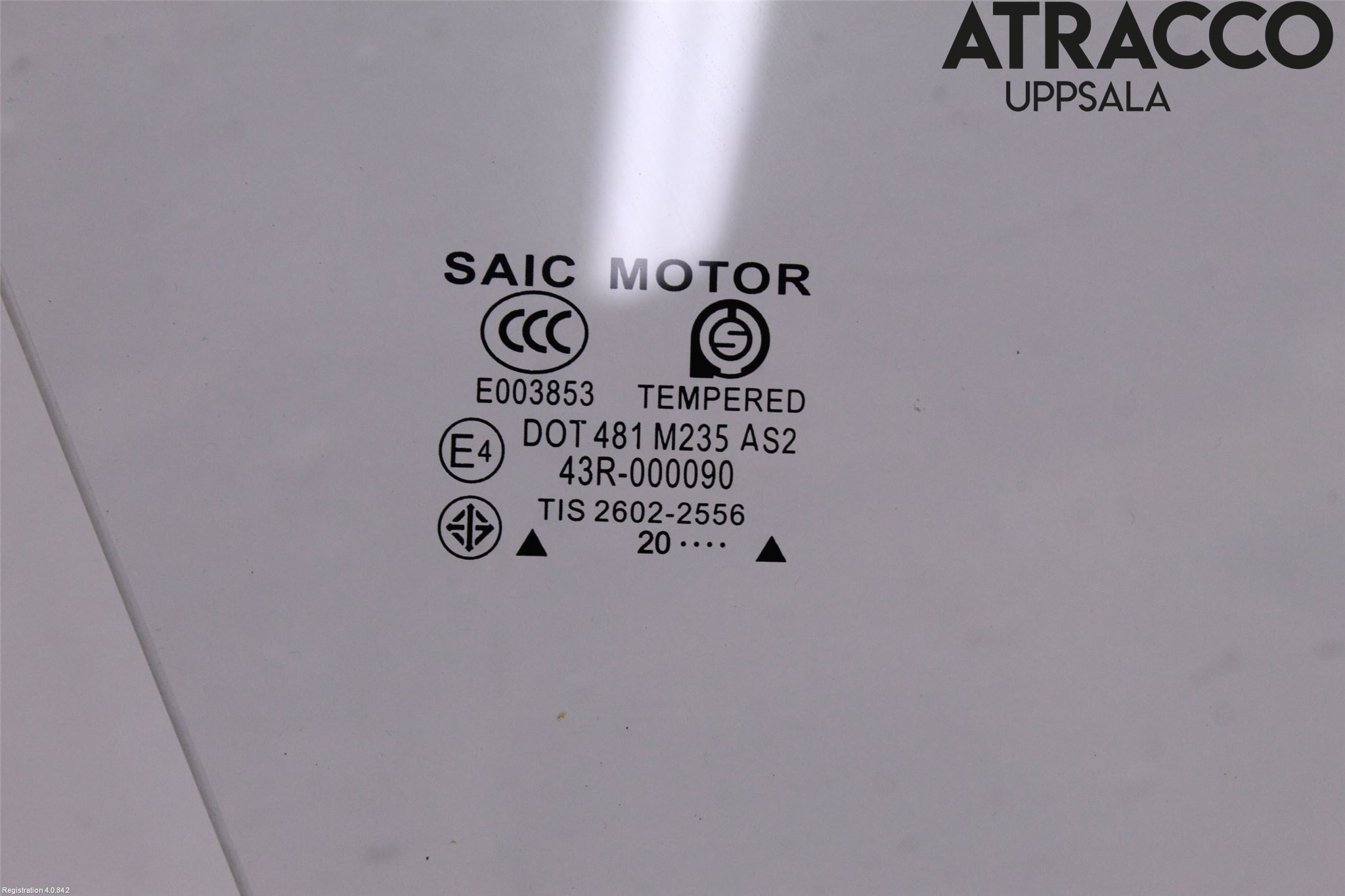 MG ZS EV 20- Dörruta Bak Höger