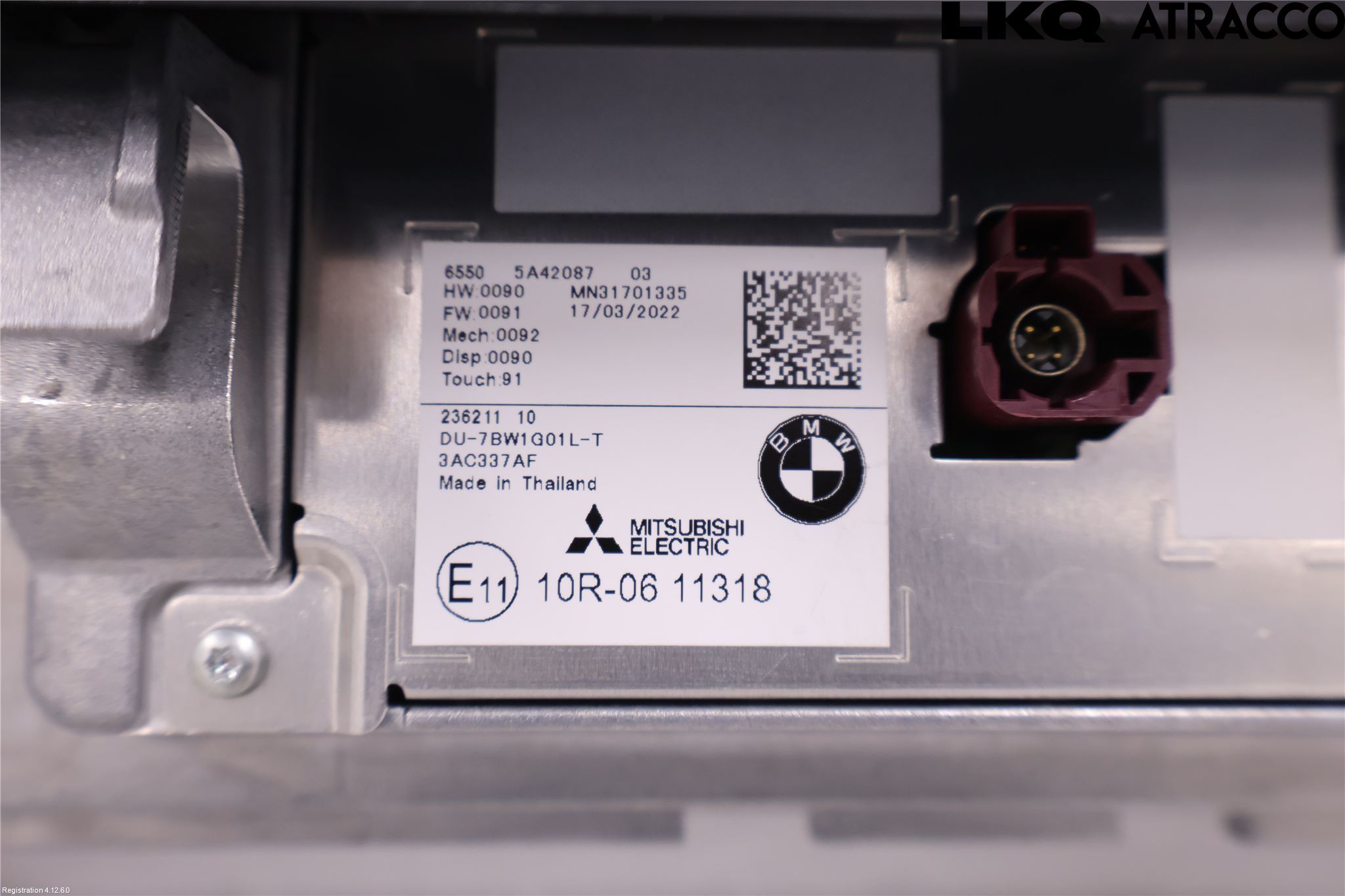 BMW X3 G01 18- Bildskärm