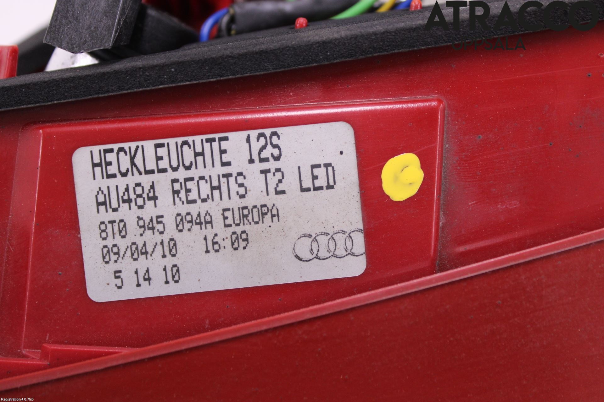 Audi A5 07-16 Bakljus Lucka Hö