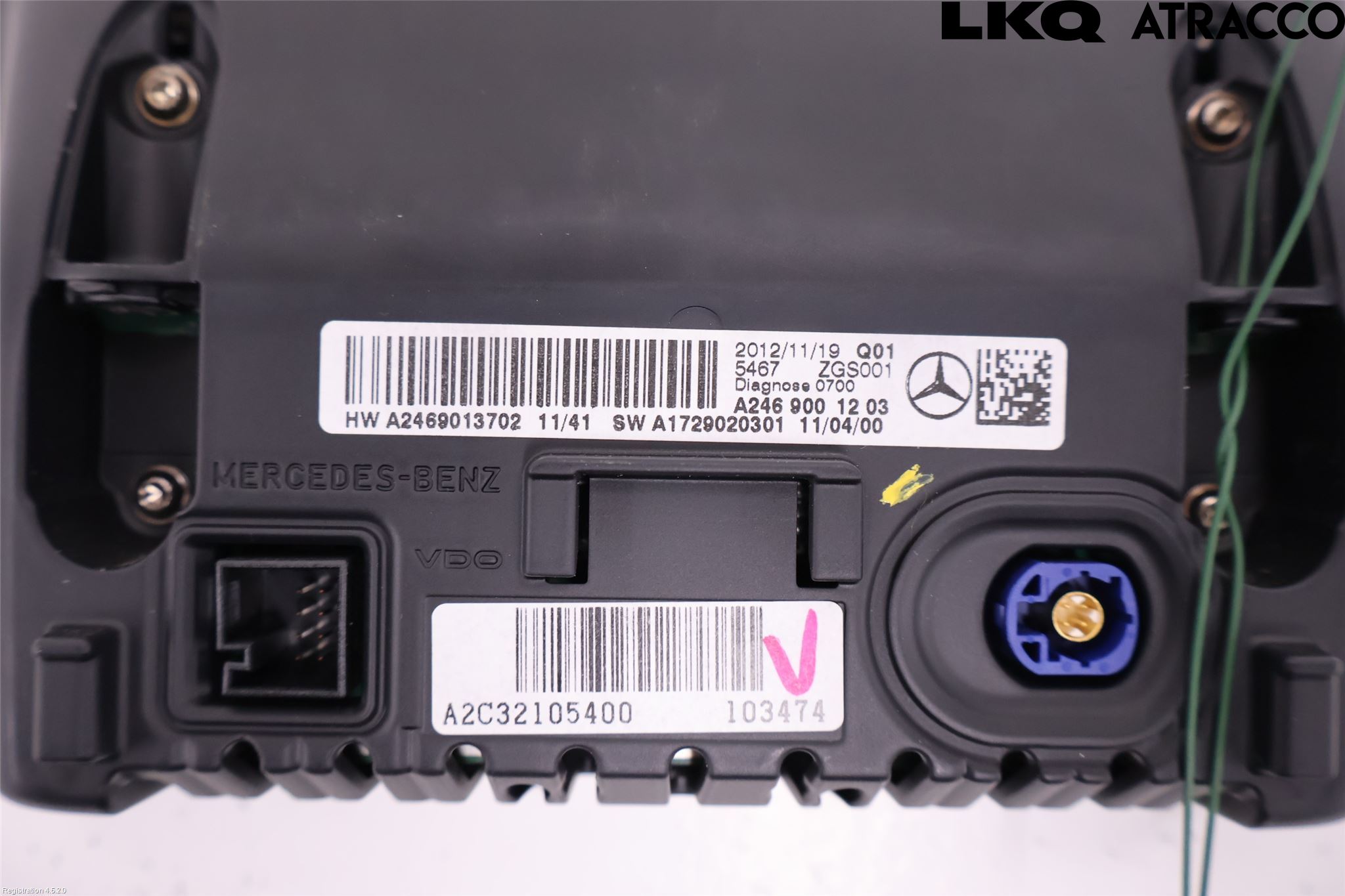 Mercedes-Benz MB B-KLASS (W246/W242) 12-19 Bildskärm