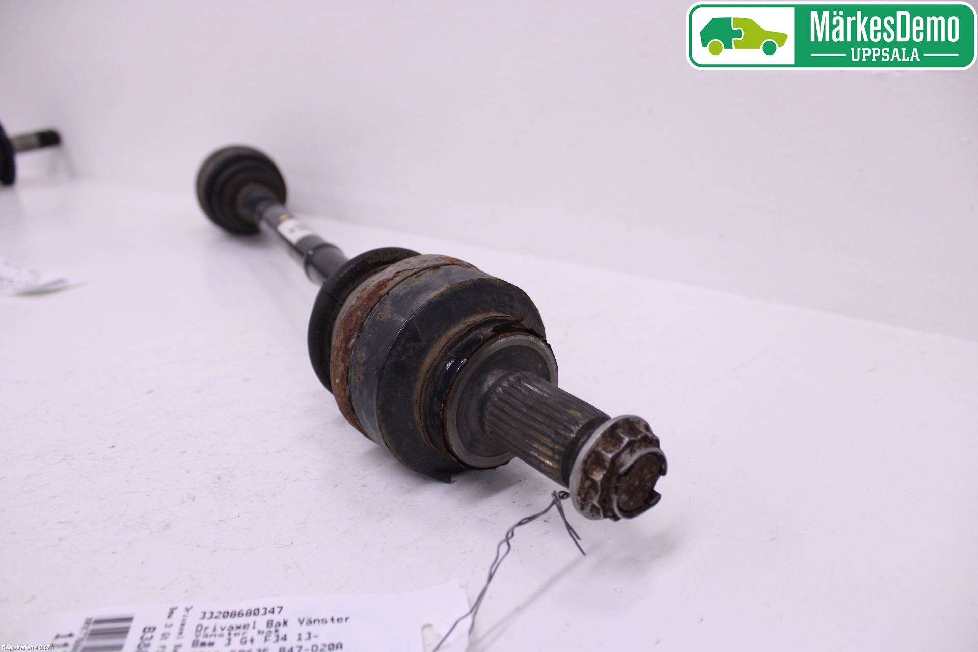 BMW 3 GT F34 13-19 Drivaxel Bak Vänster