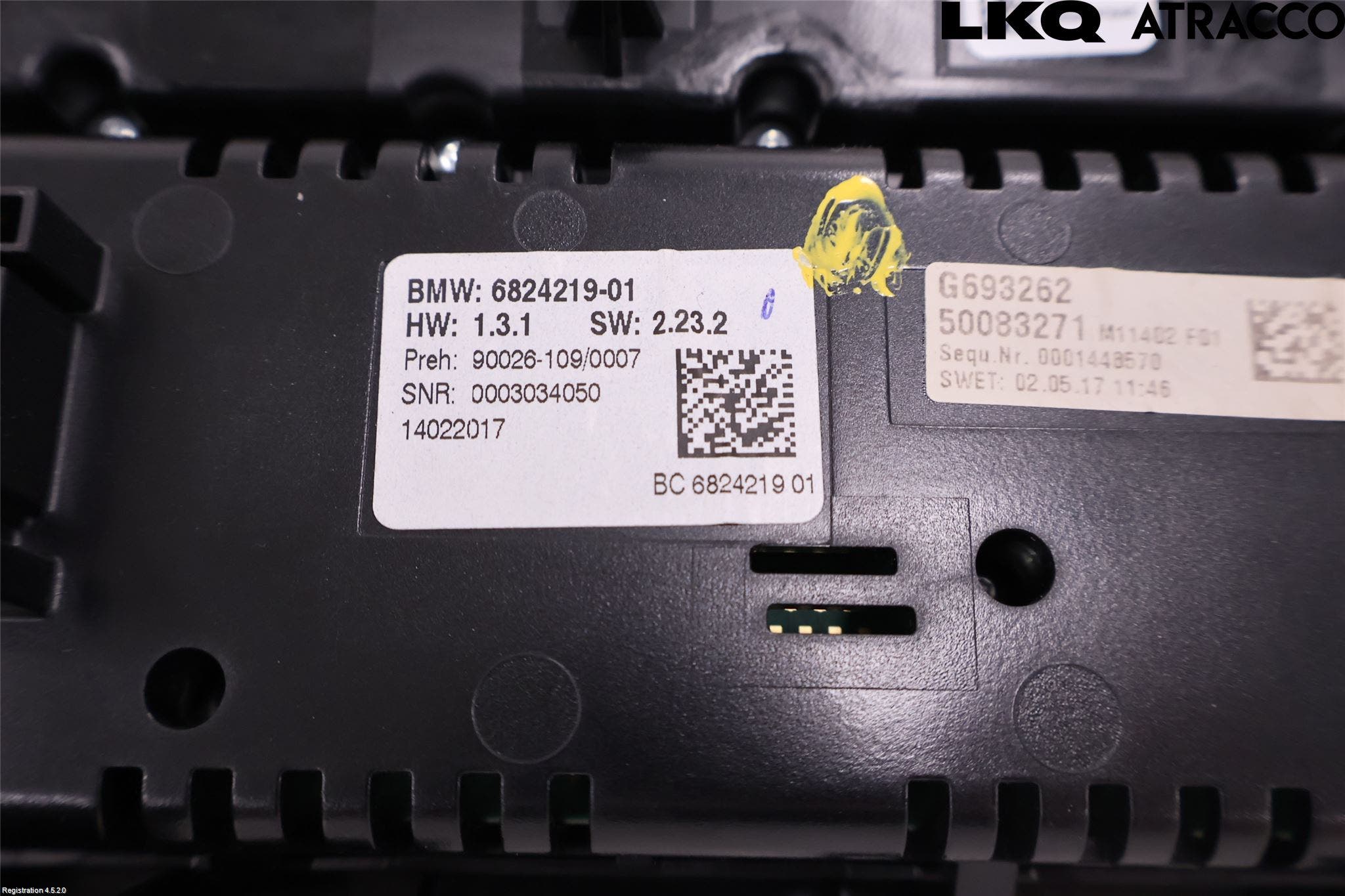 BMW 6 GRAN COUPÉ F06 12-19 Ac Styrenhet Ac Manöveren