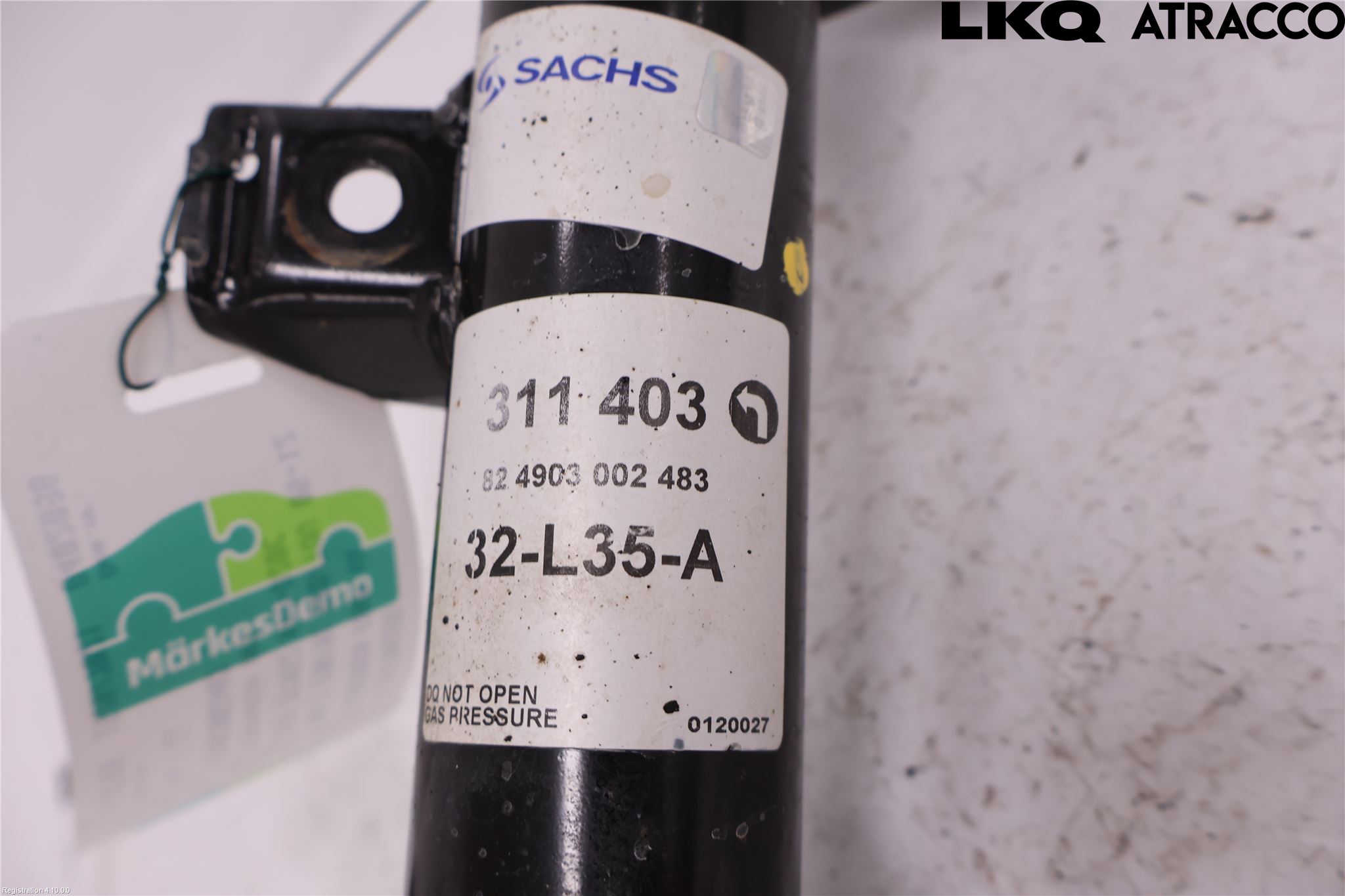 BMW 3 E90/91 SED/TOU 05-12 Fjäderben Fram Vänster