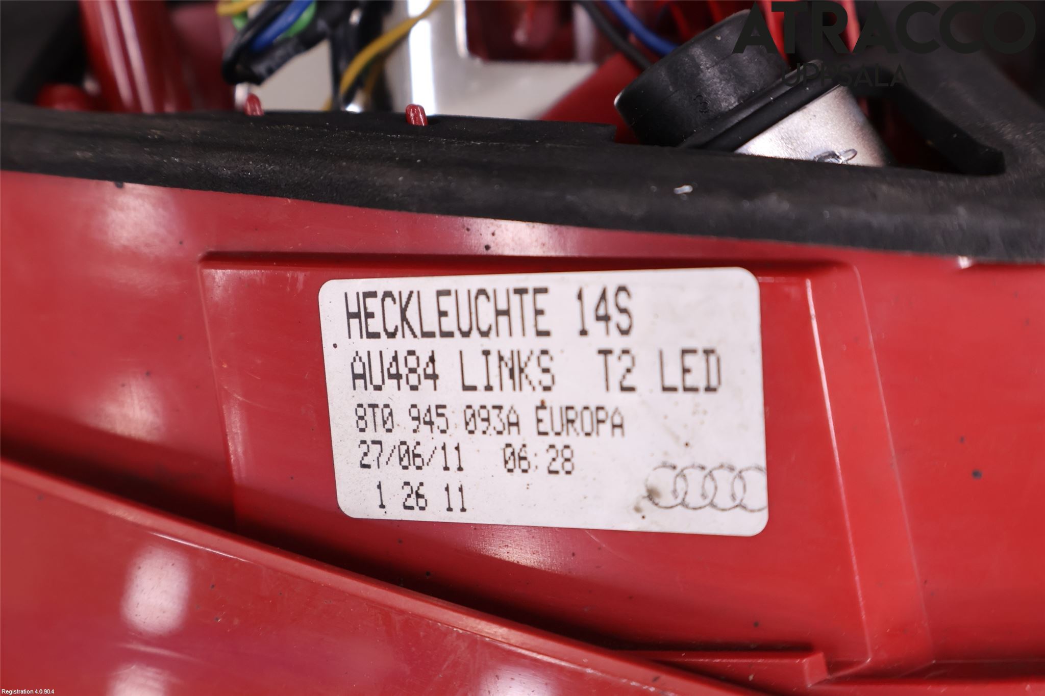 Audi A5 07-16 Bakljus Lucka Vä