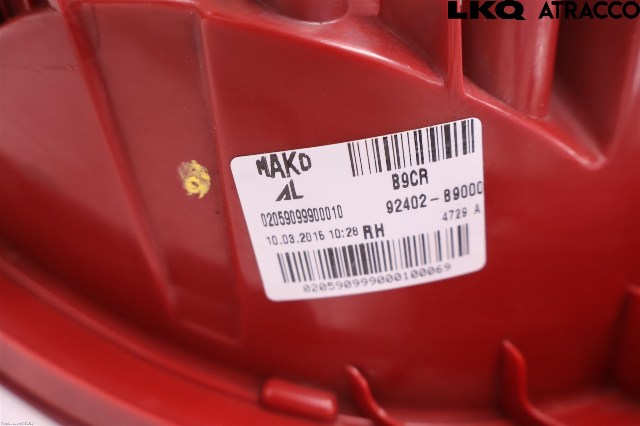 Hyundai i10 BA 14-16 Bakljus Höger
