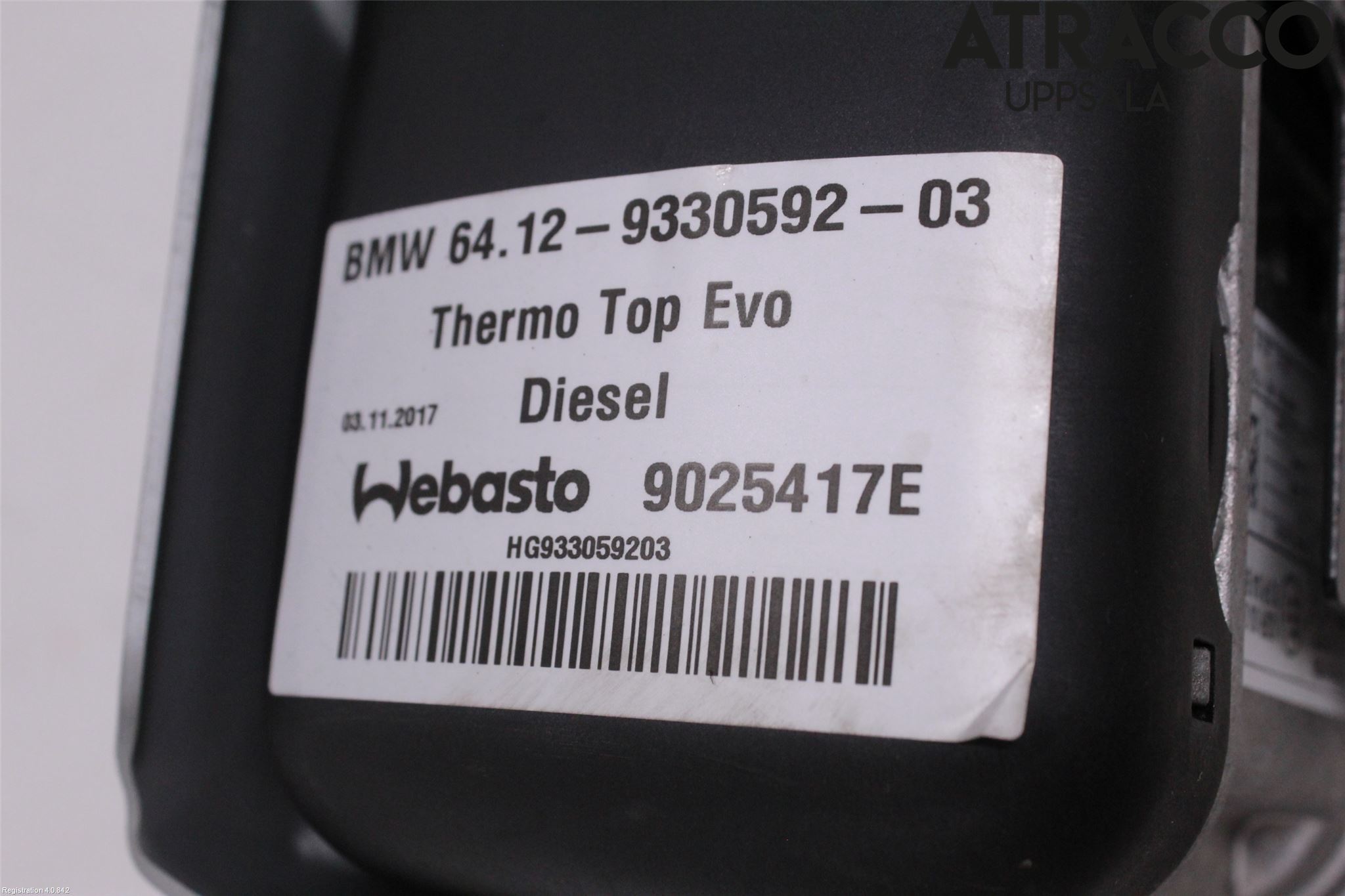 BMW X5 F15 13-18 Dieselvärmare