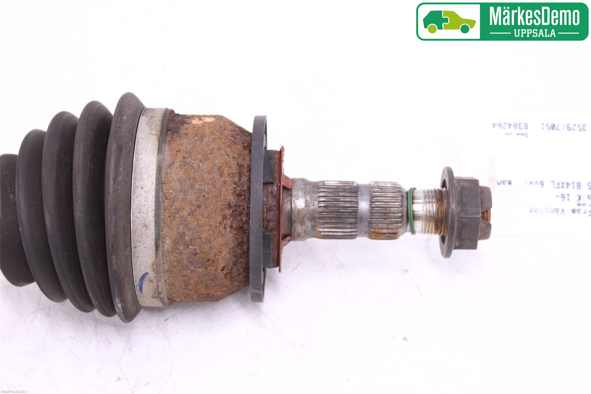 Opel ASTRA K 16-22 Drivaxel Fram Vänster