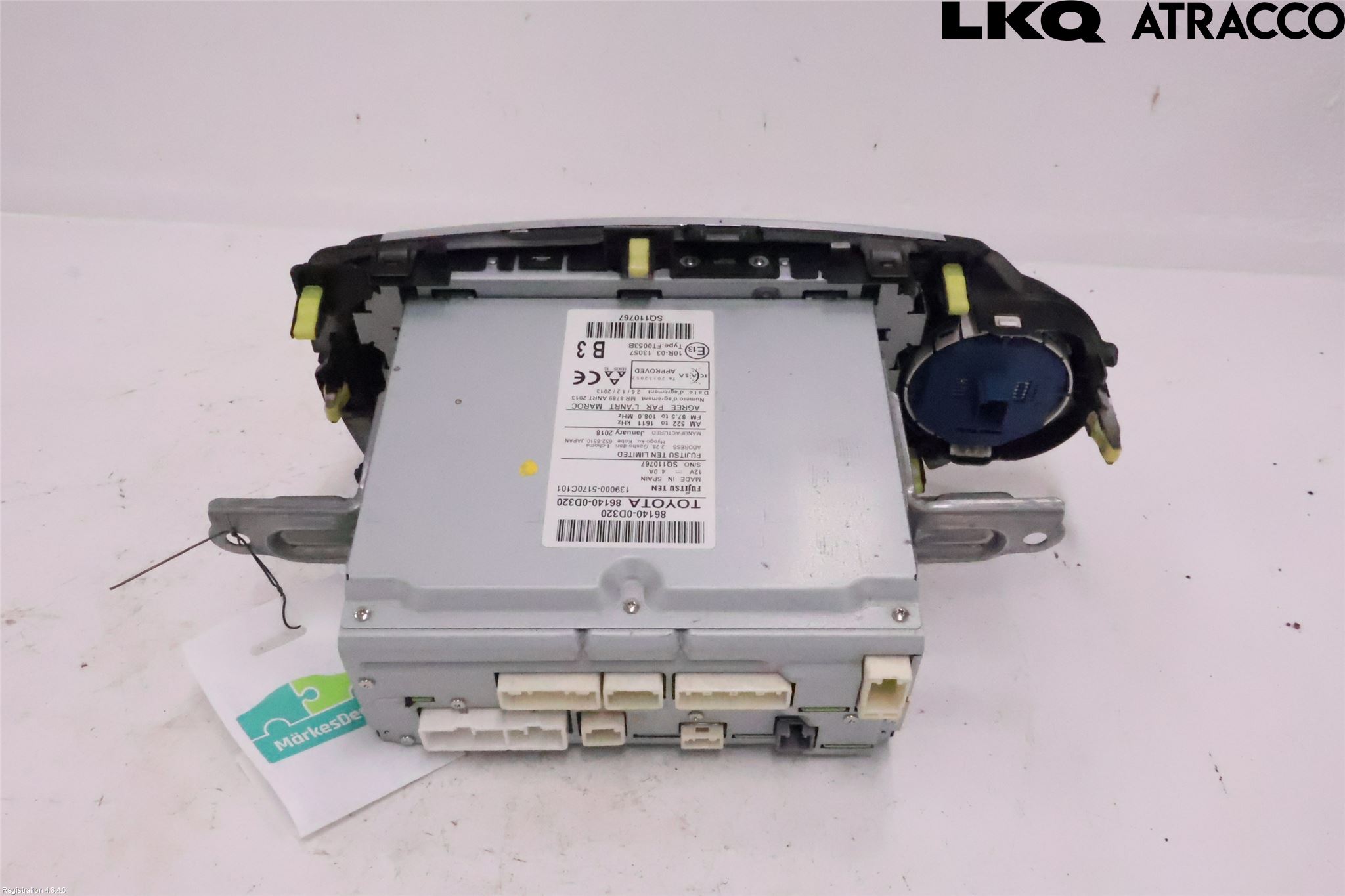 Toyota YARIS XP130 15-20 Cd Radio - Multimediapanel