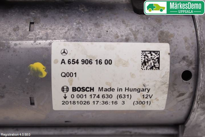 Mercedes-Benz MB E-KLASS (W213) 16-23 Startmotor Diesel