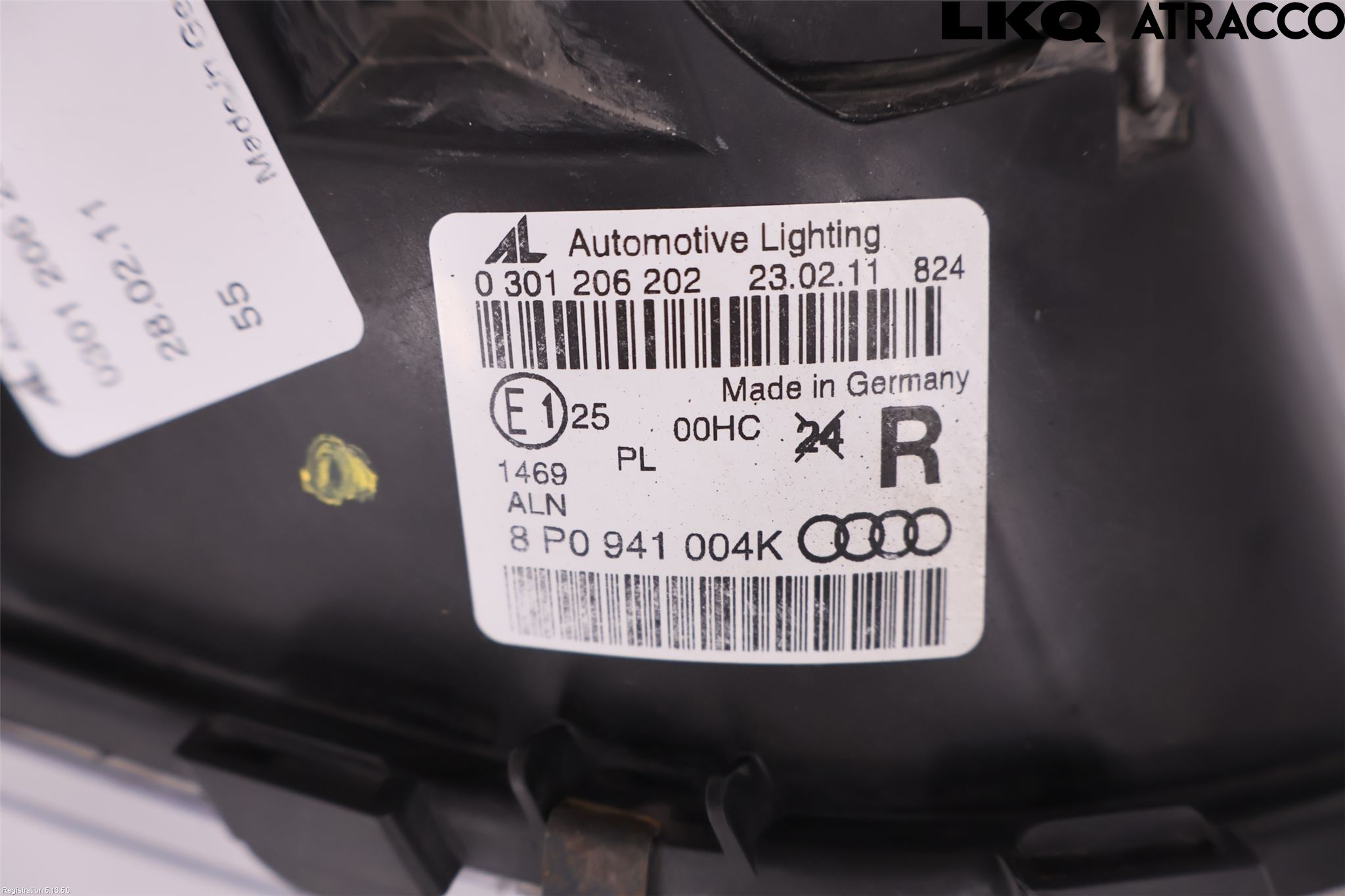Audi A3/S3 05-13 Strålkastare Höger
