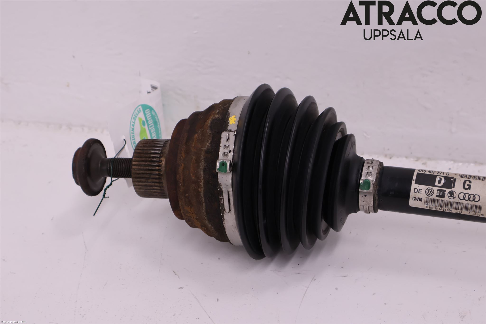 Audi A8/S8 4H 10-17 Drivaxel Fram Höger