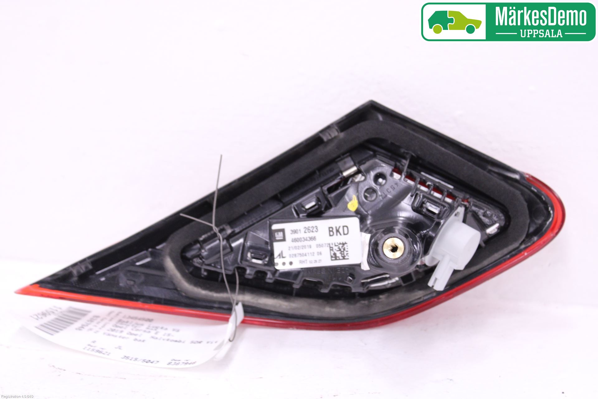Opel CORSA E 15-19 Bakljus Lucka Vä