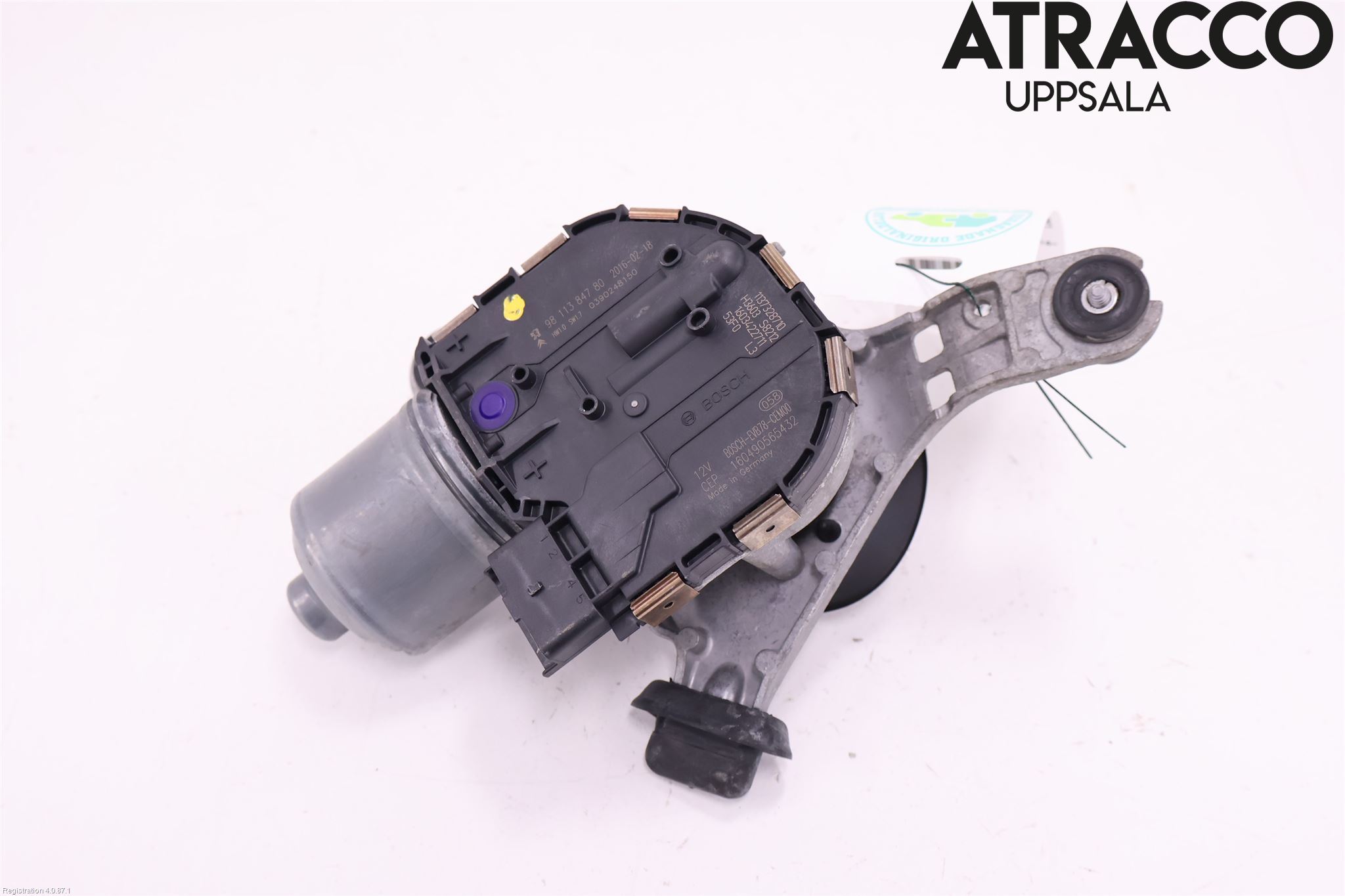 Citroen C4 GRAND PICASSO 14-18 Torkarmotor Vindruta
