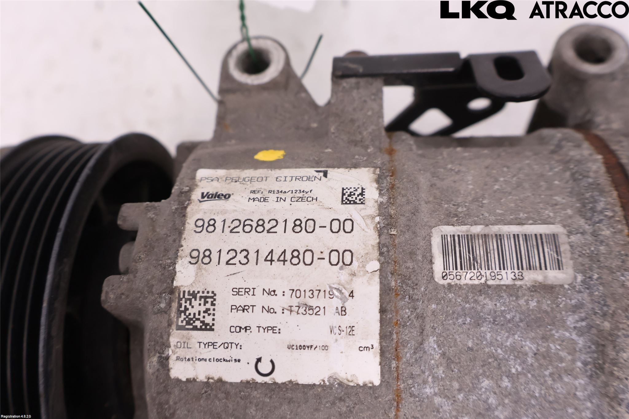 Citroen C4 GRAND PICASSO 14-18 Ac Kompressor