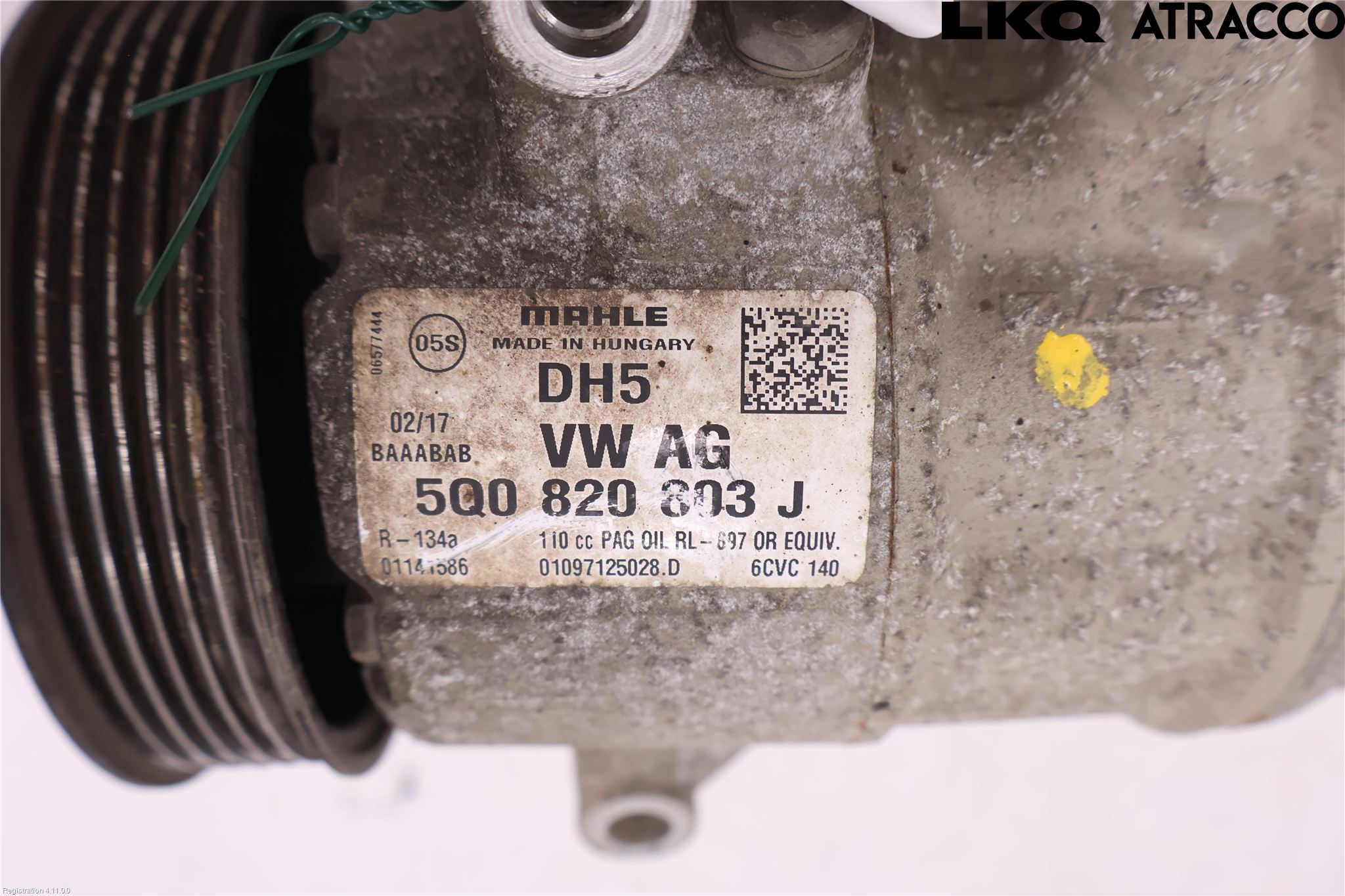 Volkswagen VW CADDY 16-20 Ac Kompressor