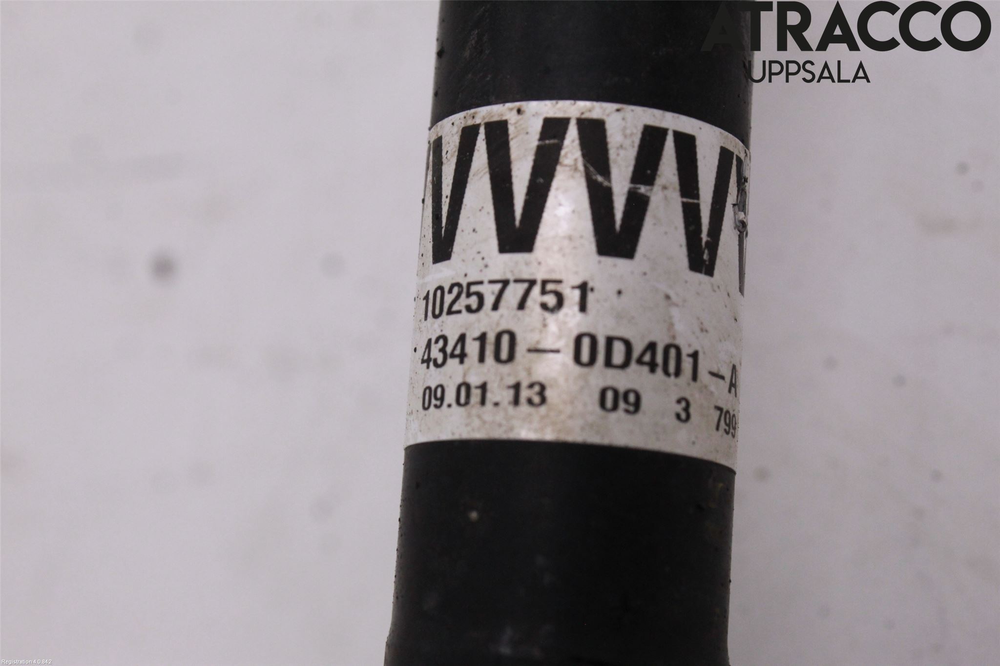 Toyota YARIS XP130 12-14 Drivaxel Fram Höger
