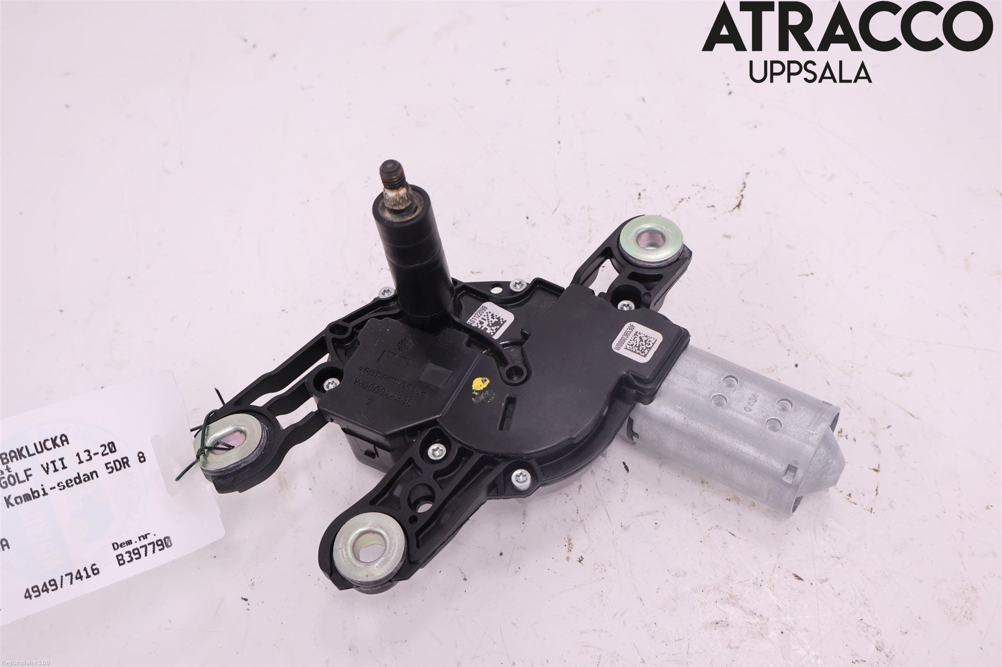 Volkswagen VW GOLF / E-GOLF VII 13-20 Torkarmotor Baklucka