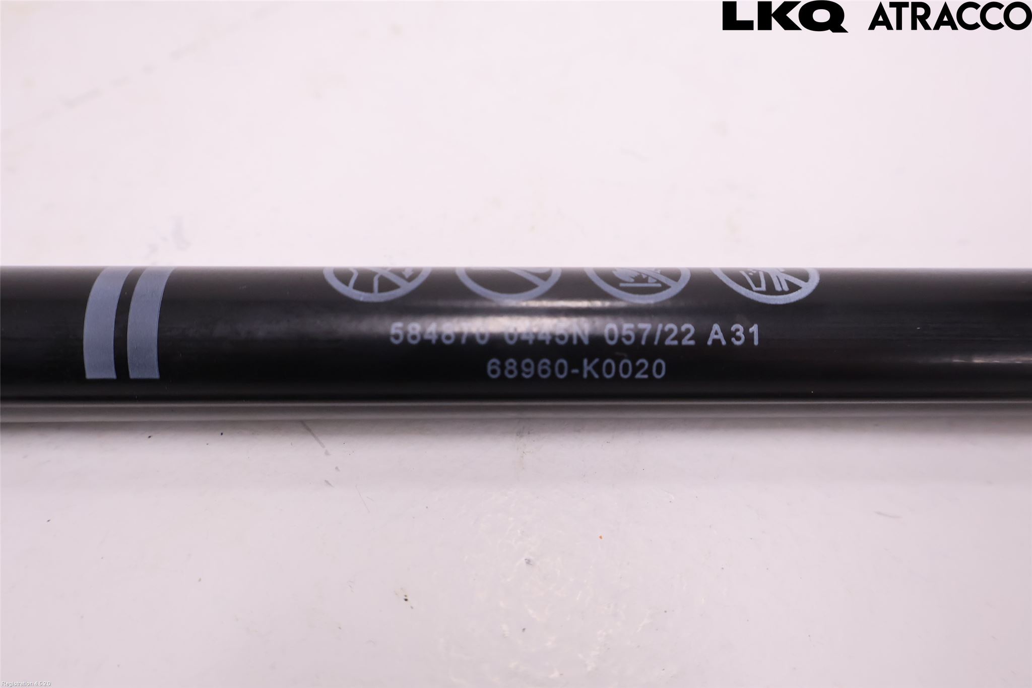 Toyota YARIS XP21 20- Gasfjäder Baklucka