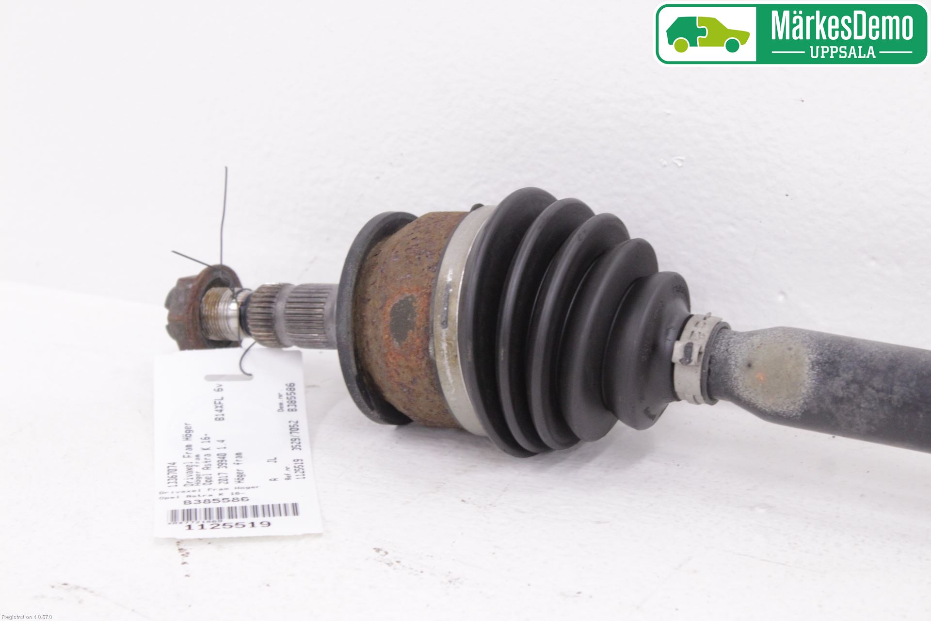 Opel ASTRA K 16-22 Drivaxel Fram Höger