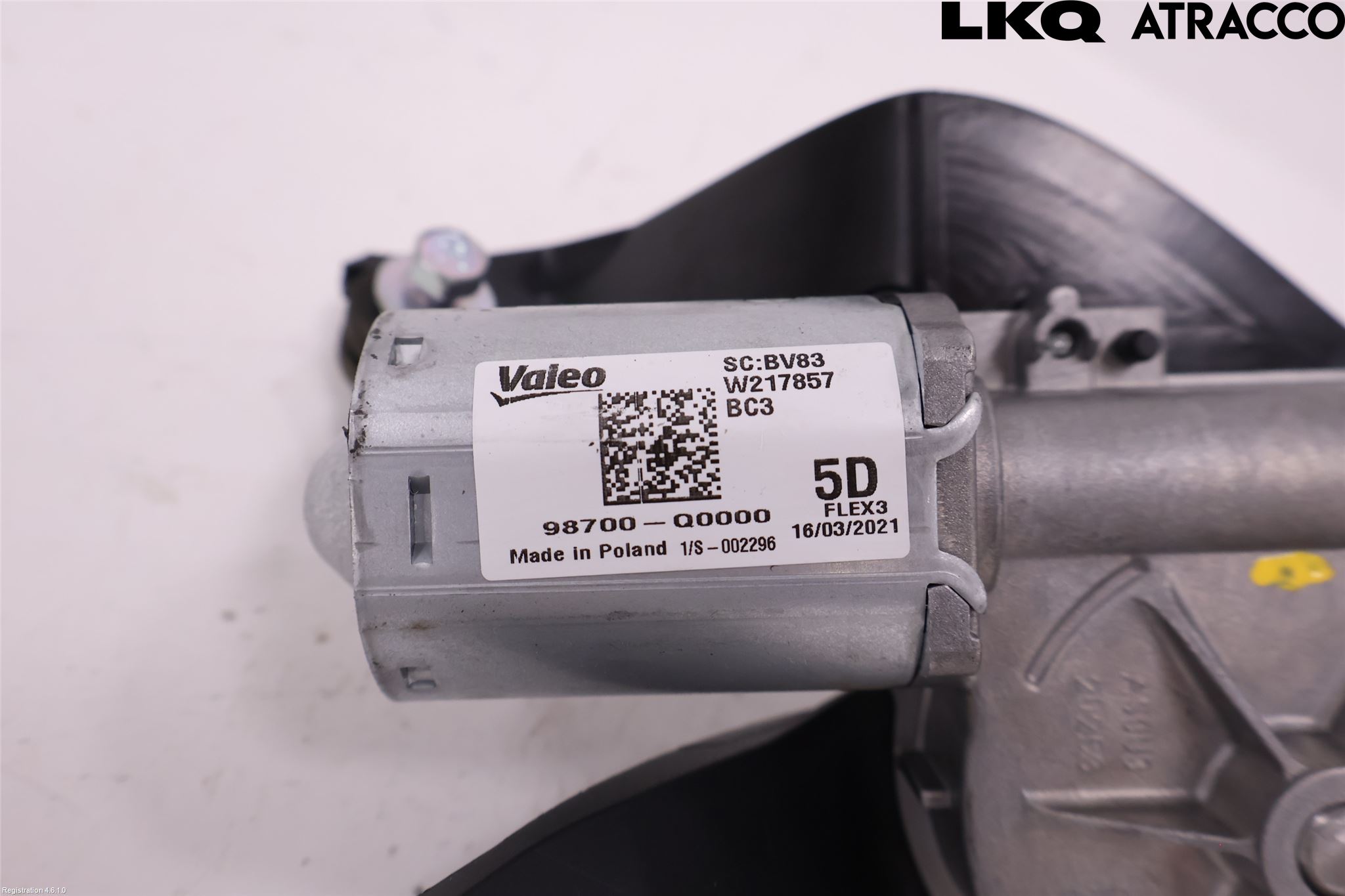 Hyundai i20 BC 21- Torkarmotor Baklucka