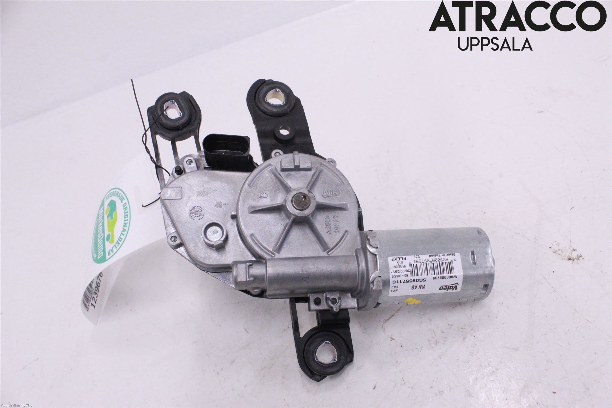 Volkswagen VW GOLF / E-GOLF VII 13-20 Torkarmotor Baklucka