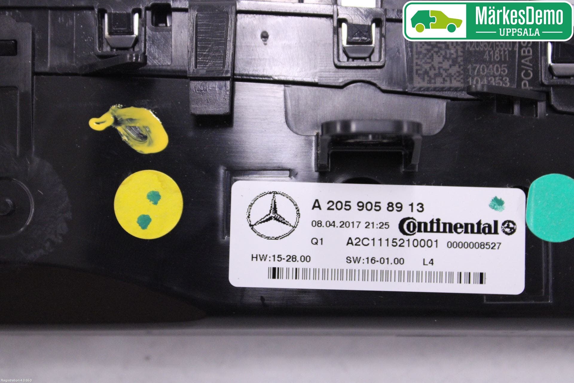 Mercedes-Benz MB C-KLASS (W205) 14-21 Ac Styrenhet Ac Manöveren