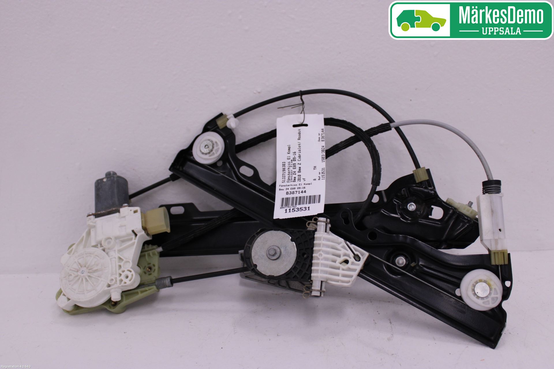 BMW Z4 E89 09-16 Fönsterhiss El Kompl