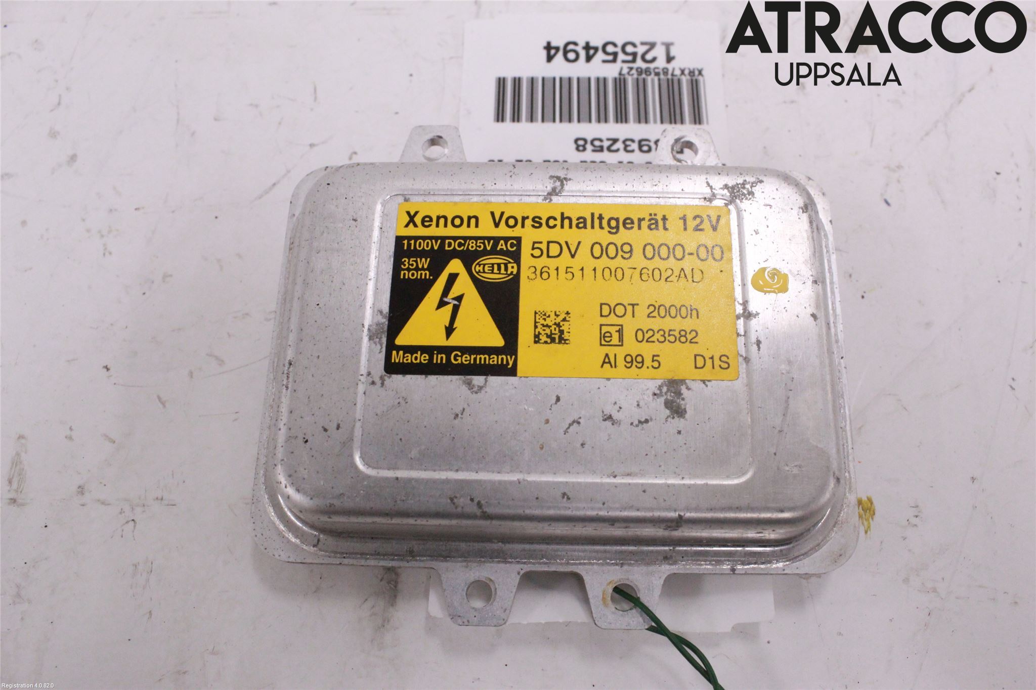 BMW 5 E60/61 Sed/Tou 02-10 Styrenhet Strålkastare