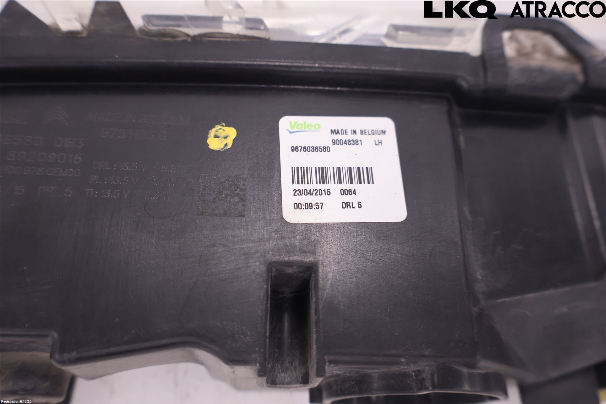 Citroen C4 PICASSO 14-18 Dimljus-Varselljus Fram