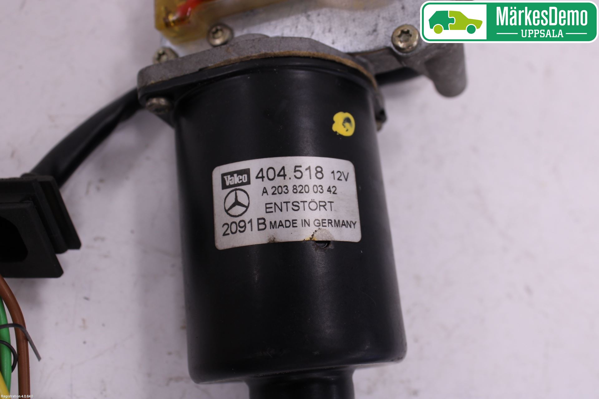 Mercedes-Benz MB C (203) 00-07 Torkarmotor Vindruta