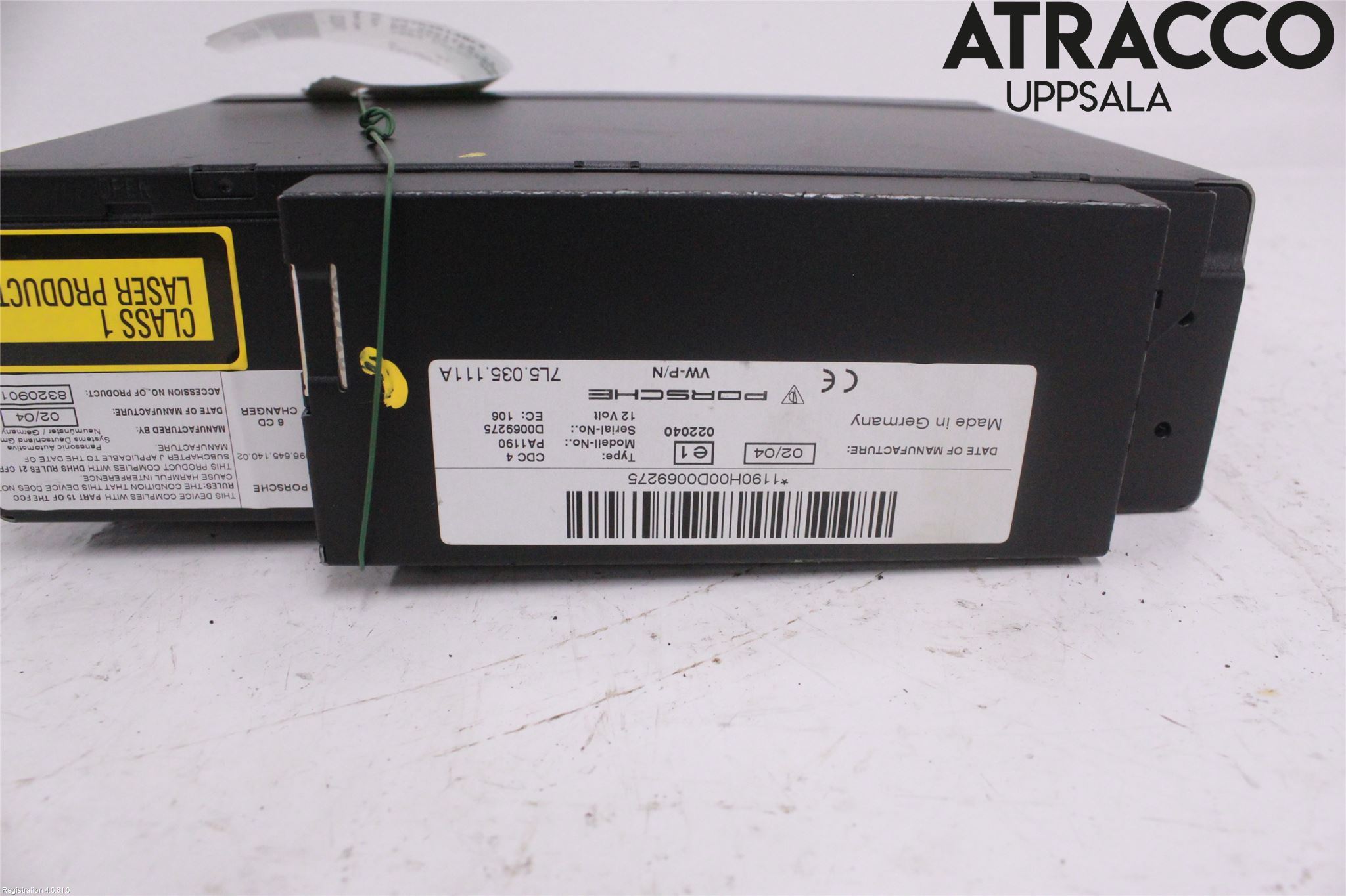 Porsche CAYENNE 03- Cd Växlare