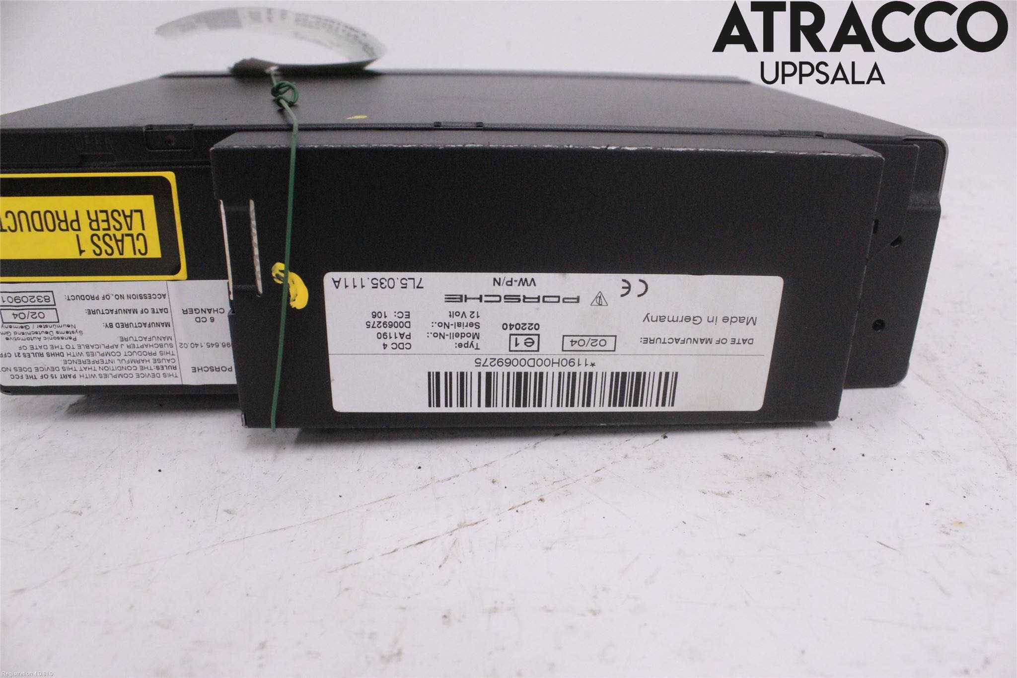 Porsche CAYENNE 03- Cd Växlare