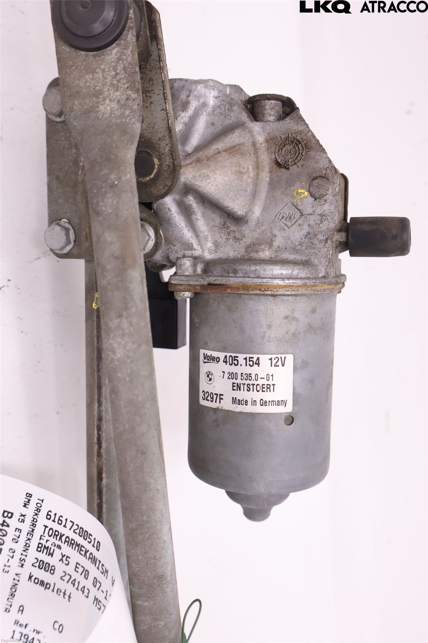 BMW X5 E70 07-13 Torkarmekanism Vindruta