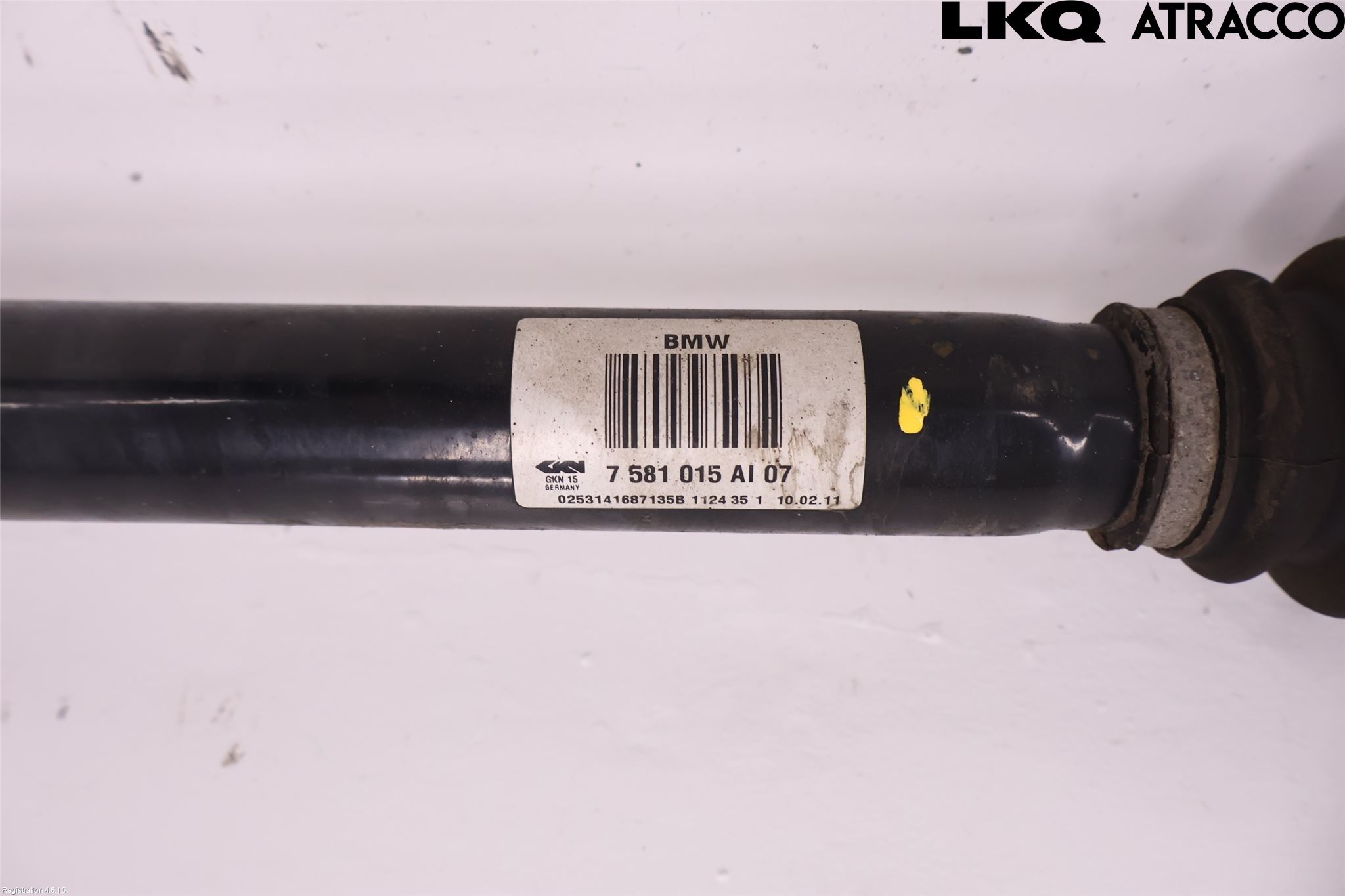 BMW 5 F10/F11/F18 09-17 Drivaxel Bak Vänster