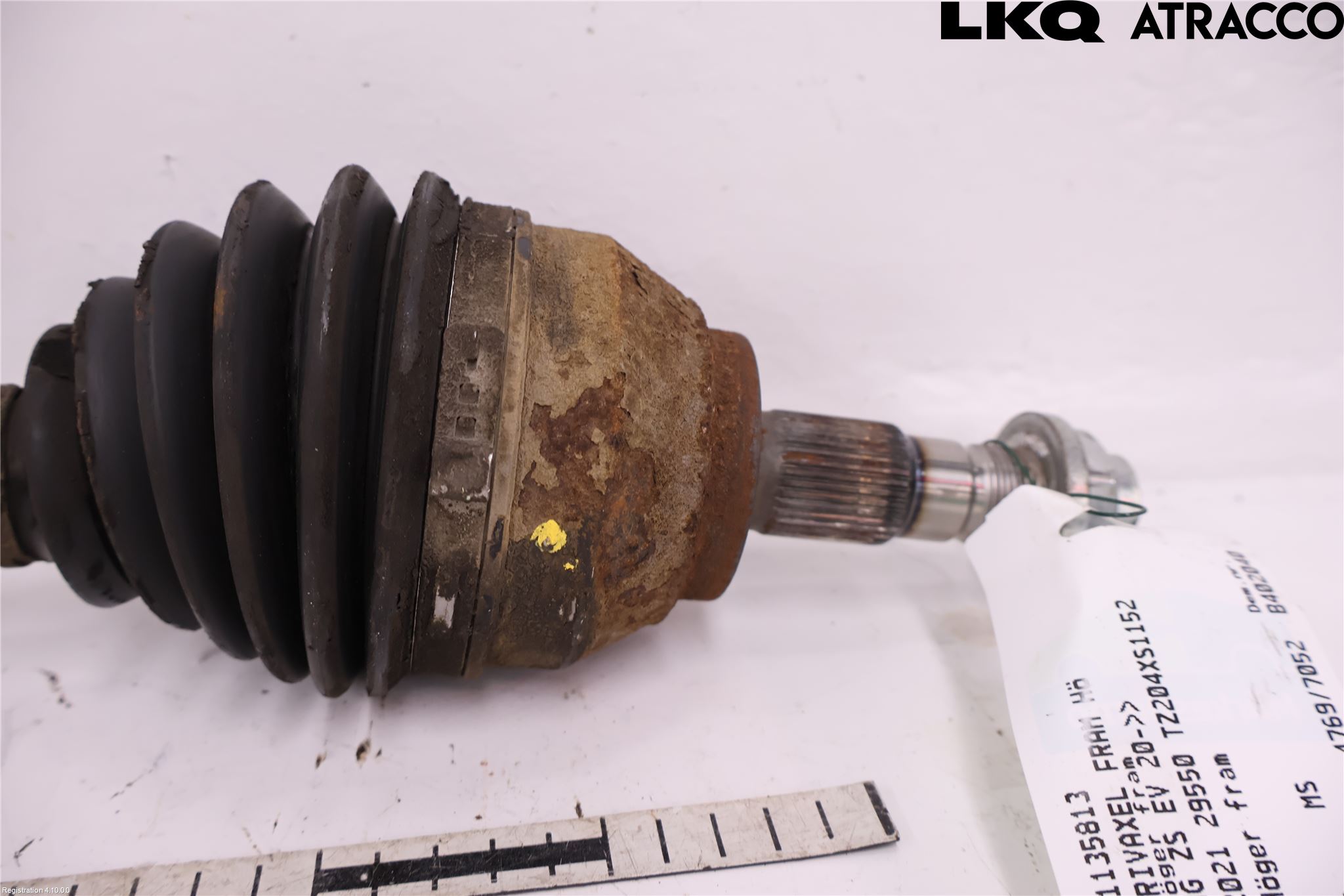 MG ZS EV 20- Drivaxel Fram Höger