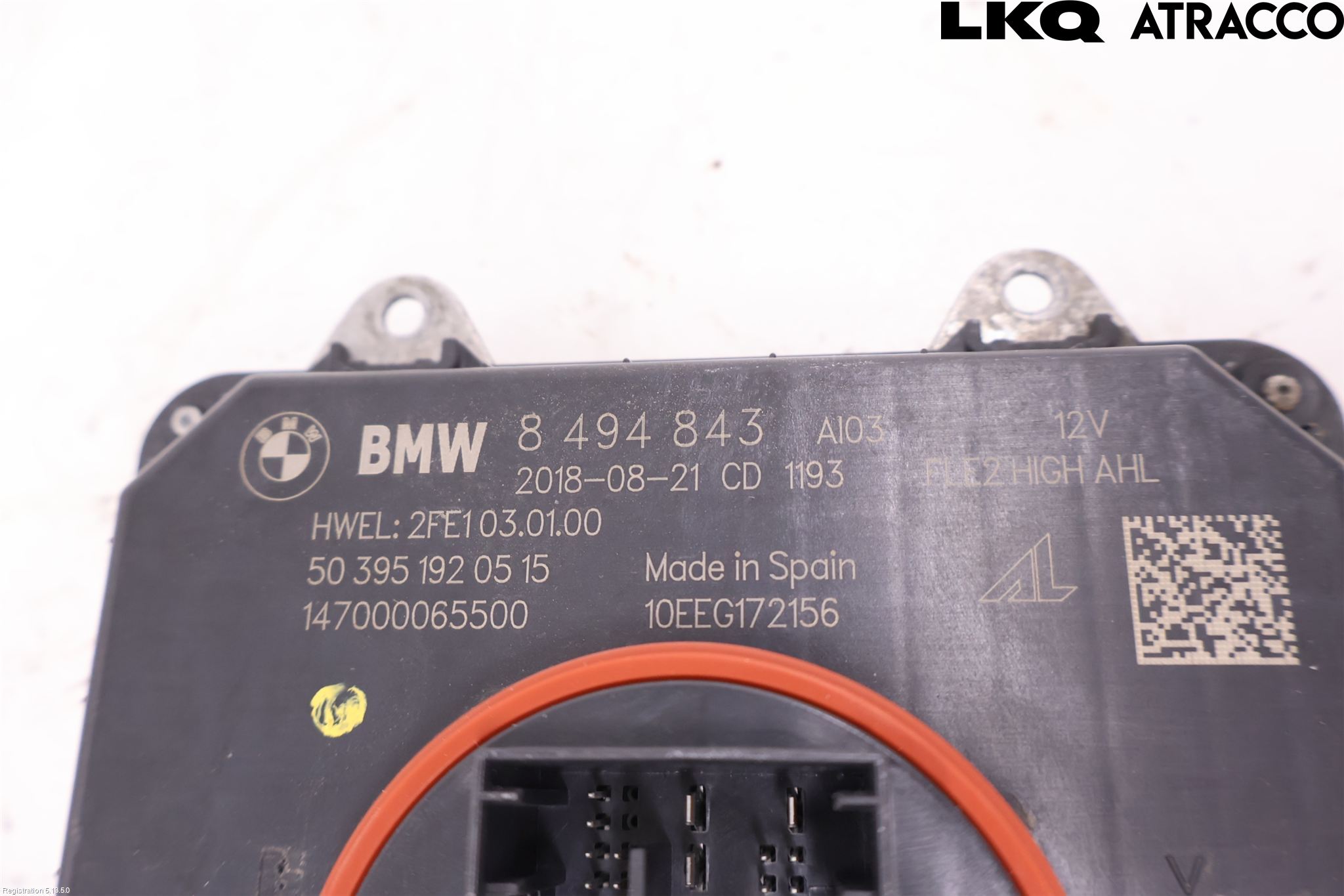 BMW 3 F30/F31/F80 12-19 Styrenhet Strålkastare