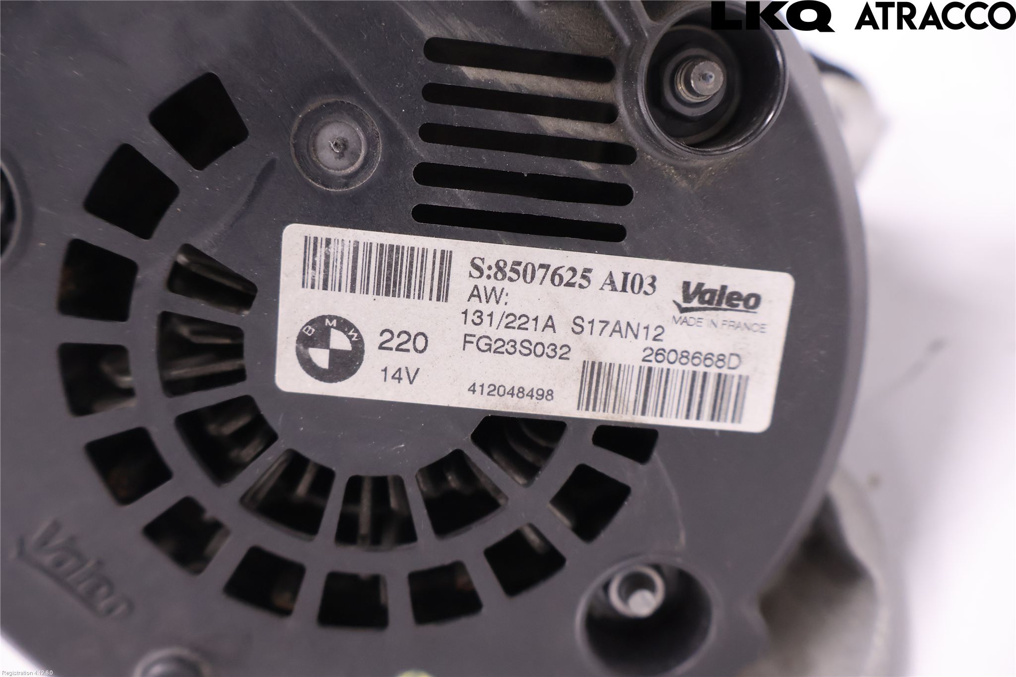 BMW 5 F10/F11/F18 09-17 Generator