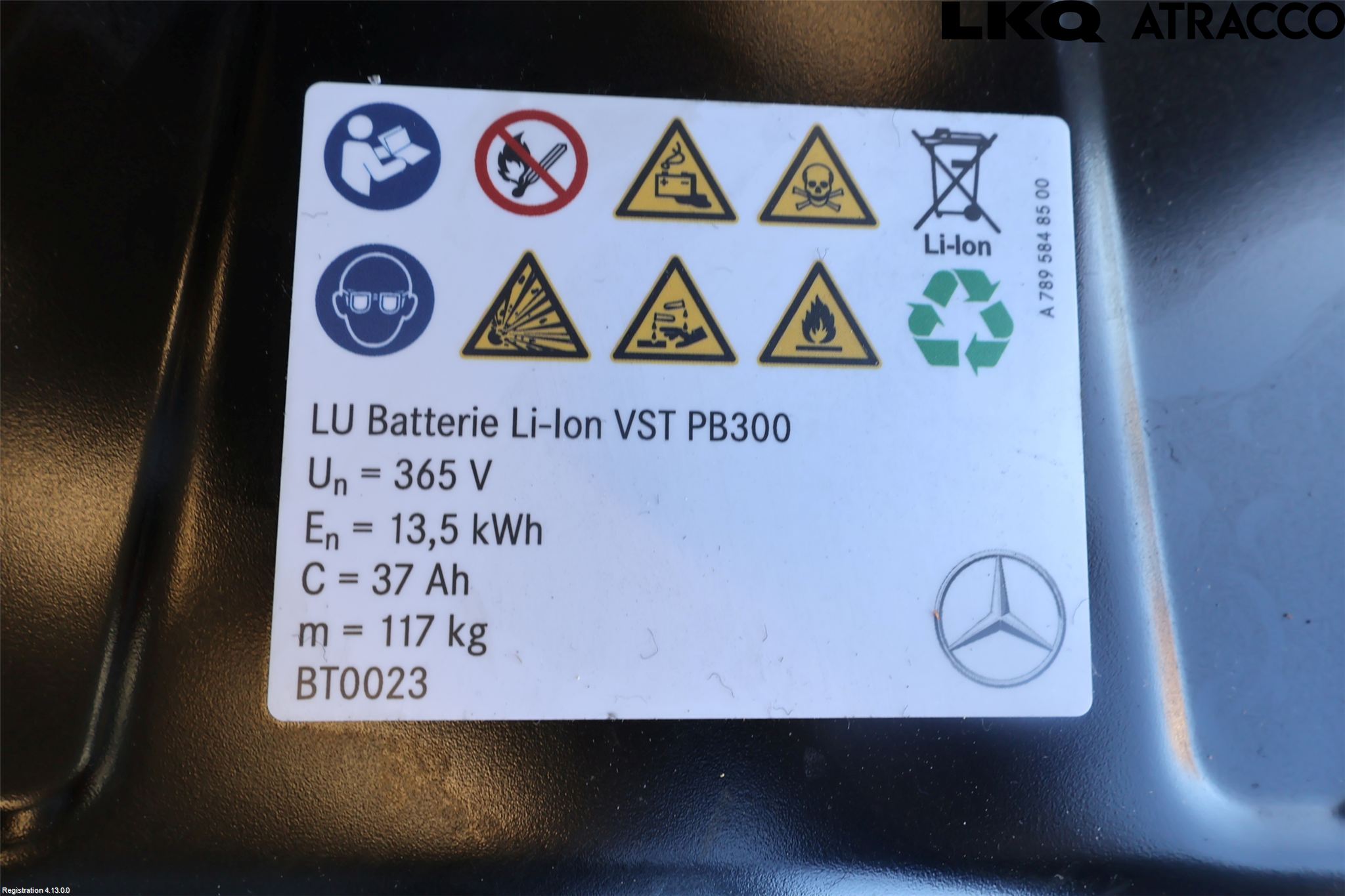 Mercedes-Benz MB GLC-KLASS (X253/C253) 15-22 Batteri Högspänning