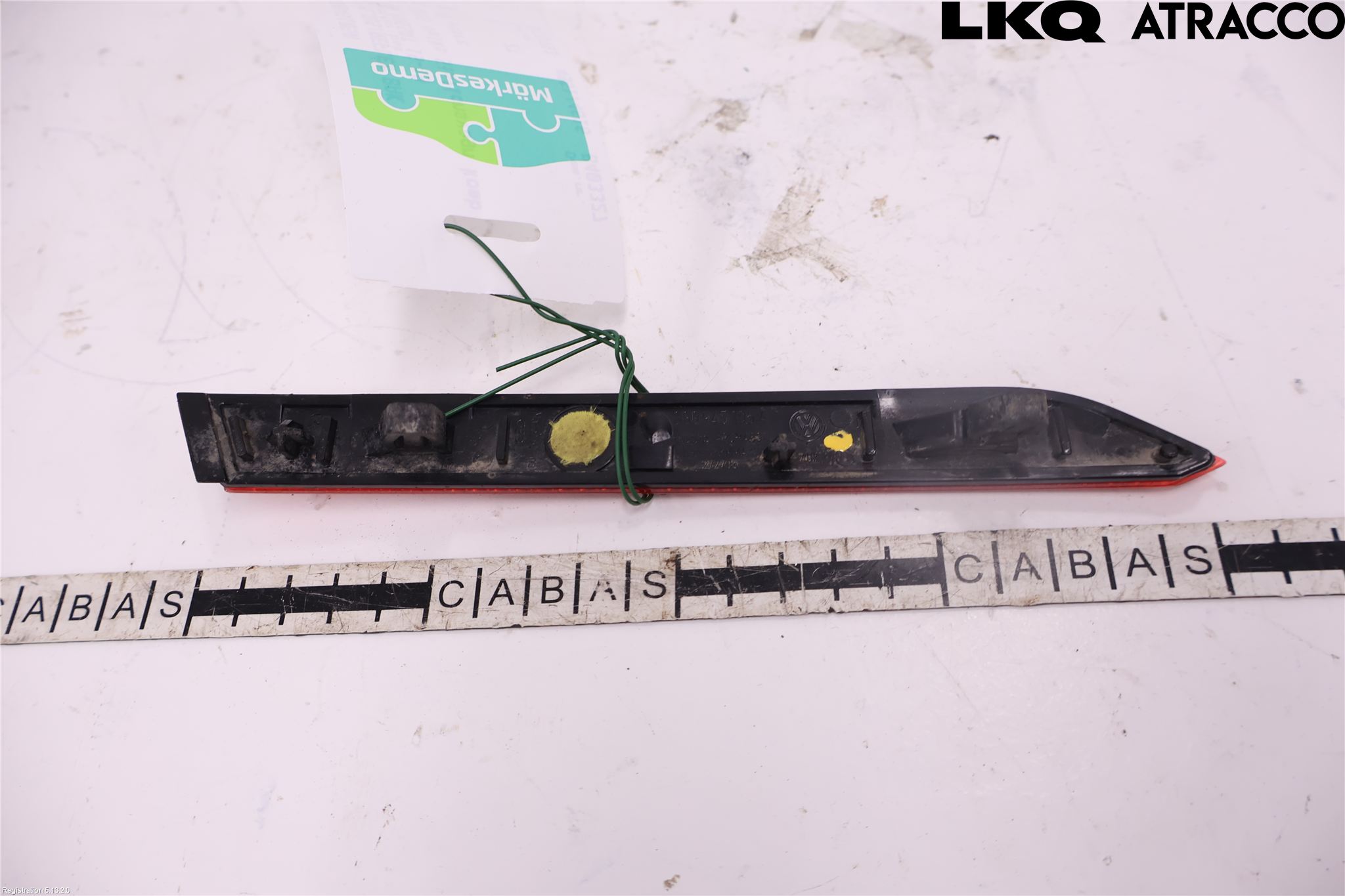 Volkswagen VW PASSAT 15-19 Dimljus/Reflex Bak
