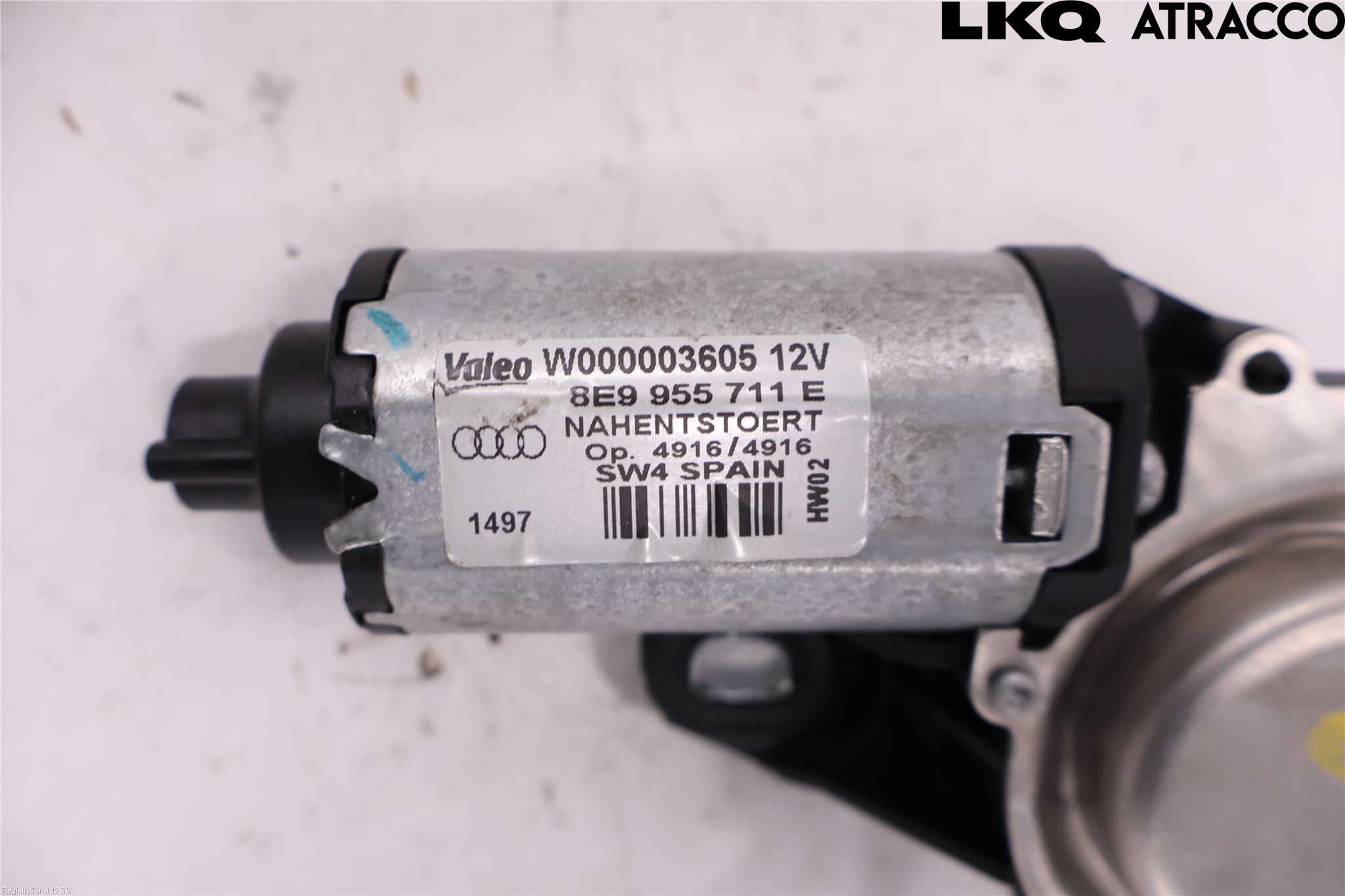 Audi A4/S4 05-07 Torkarmotor Baklucka
