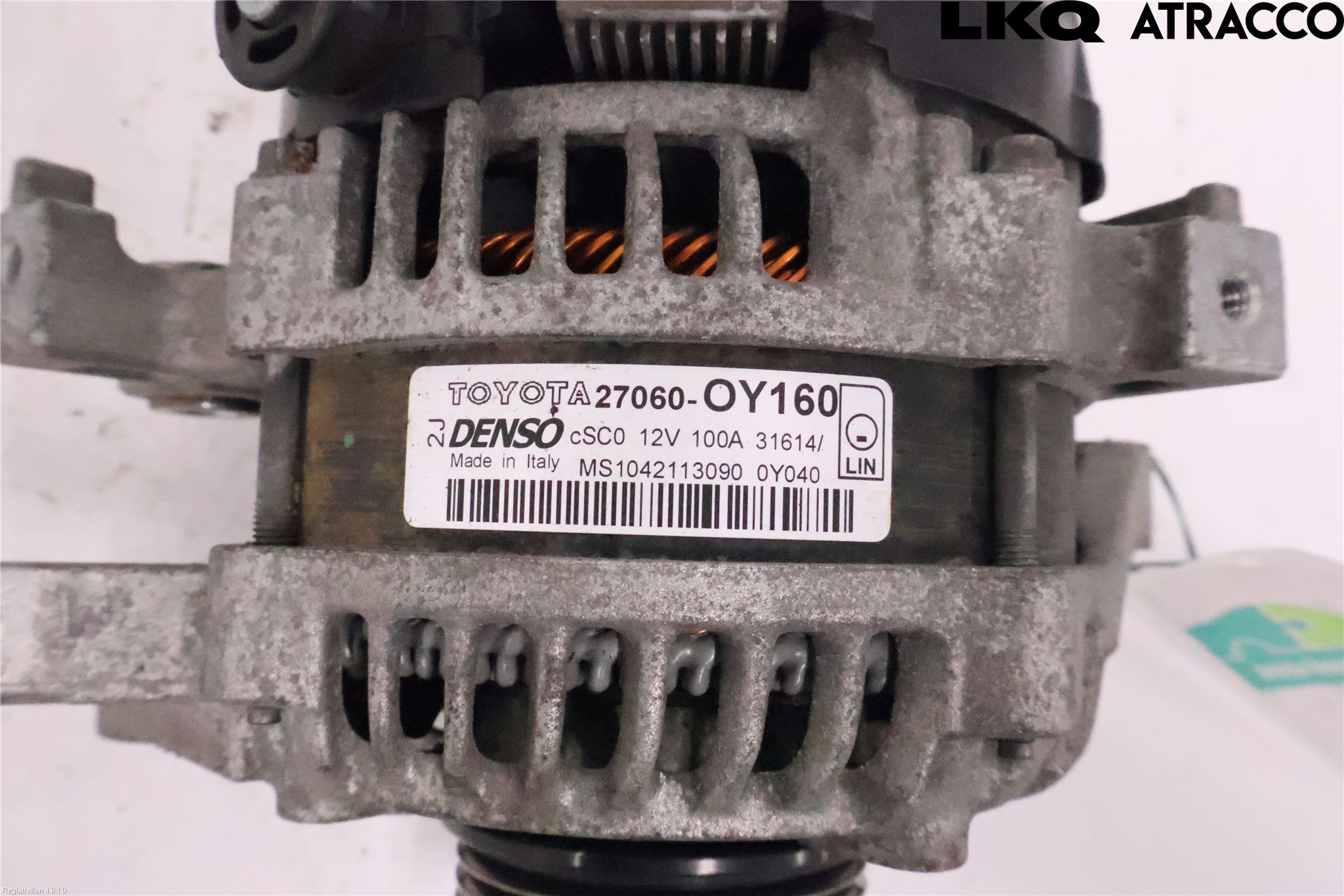 Toyota YARIS XP130 15-20 Generator